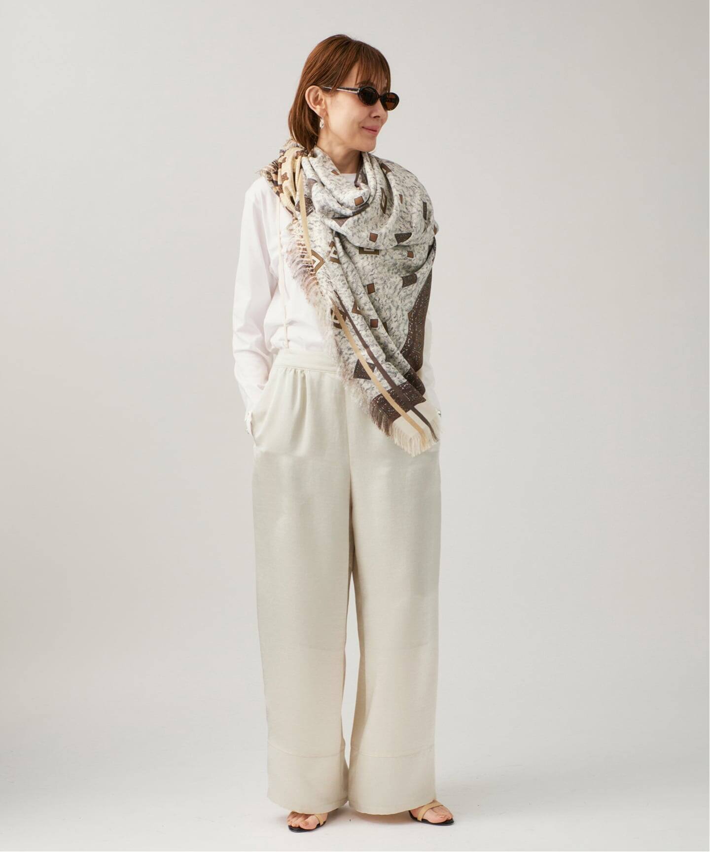 追加》PIERRE LOUIS MASCIA ピエール ルイマーシャScarf 135x194cm