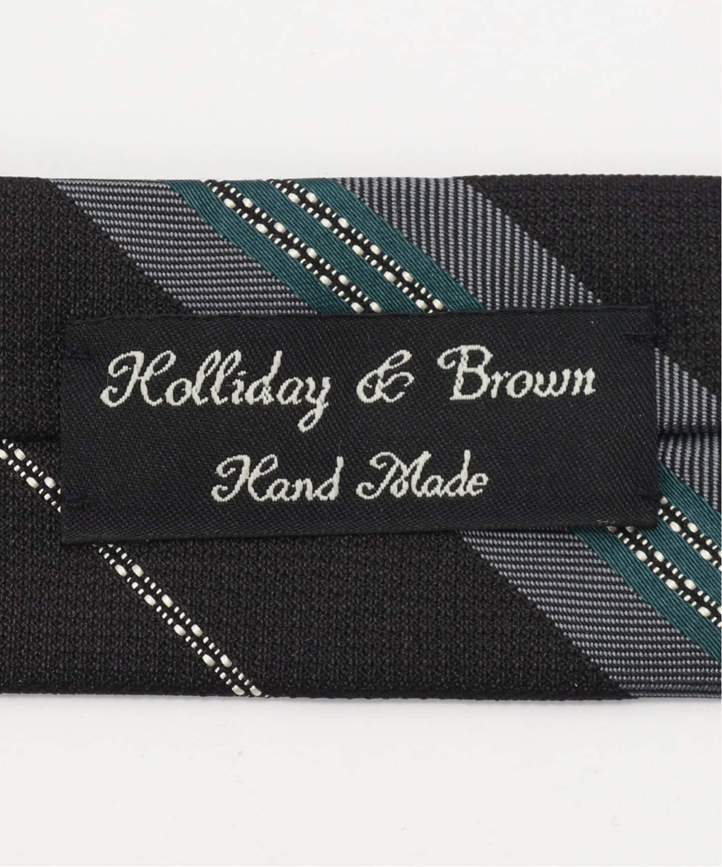 Holliday&Brown ホリデーブラウン ストライプ レジメンタル Holliday