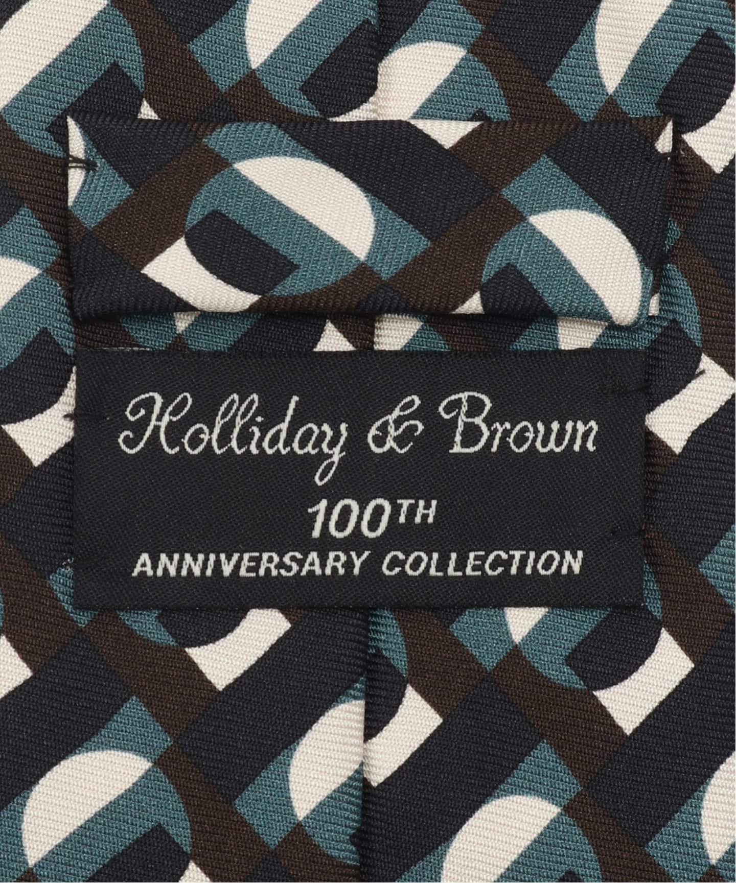 Holliday & Brown(ホリデー & ブラウン 100th Aniv.Printed Tie2