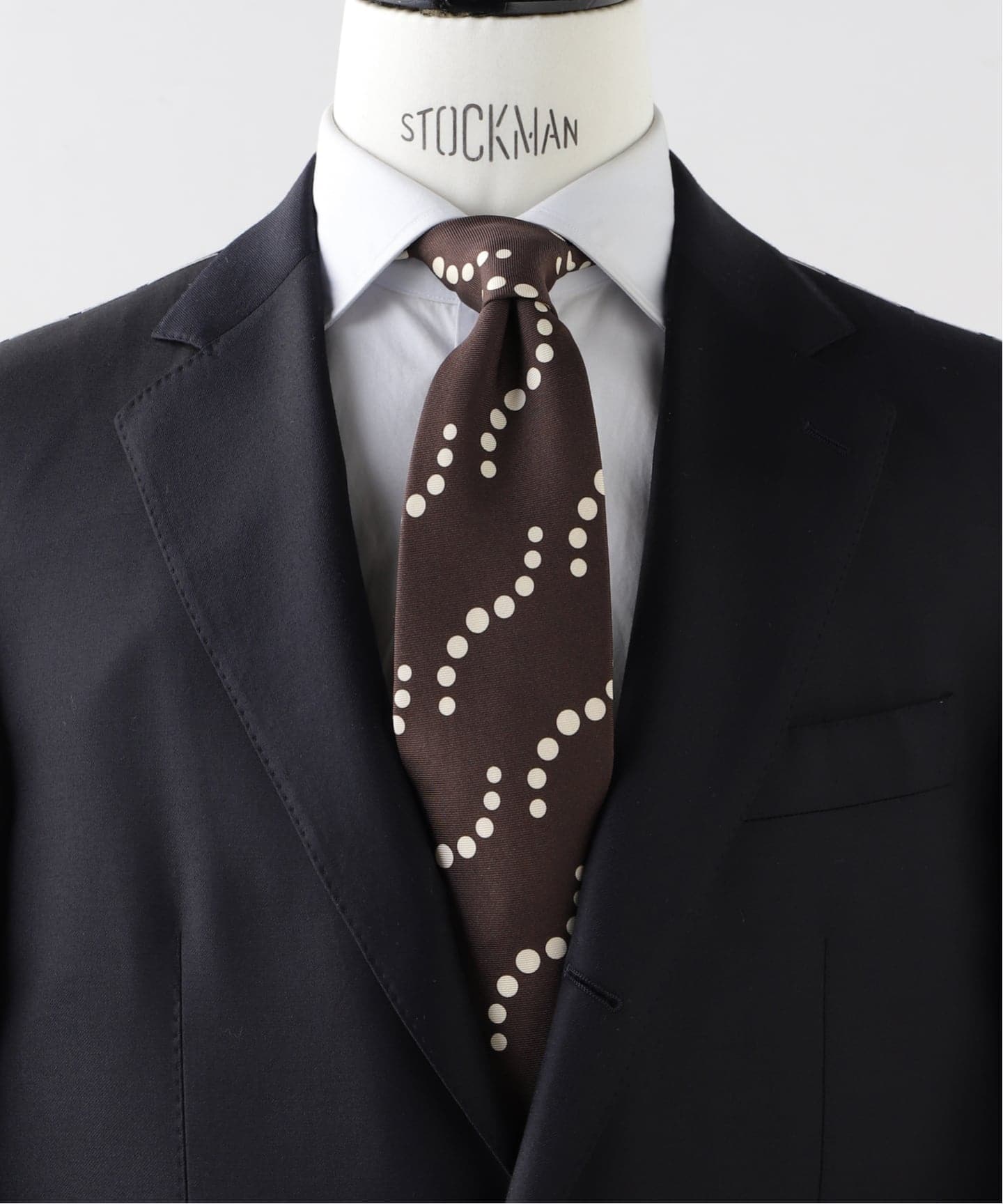 Holliday & Brown(ホリデー & ブラウン) Heavy Twill Curved Dots タイ