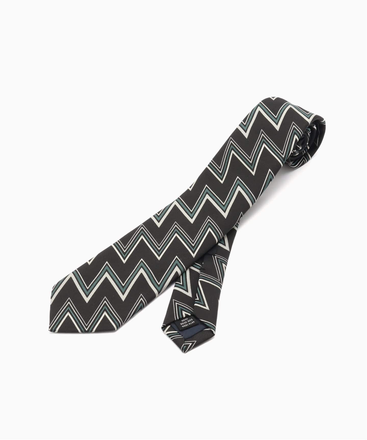 Holliday & Brown(ホリデー & ブラウン) Jacquard Zig-Zag タイ