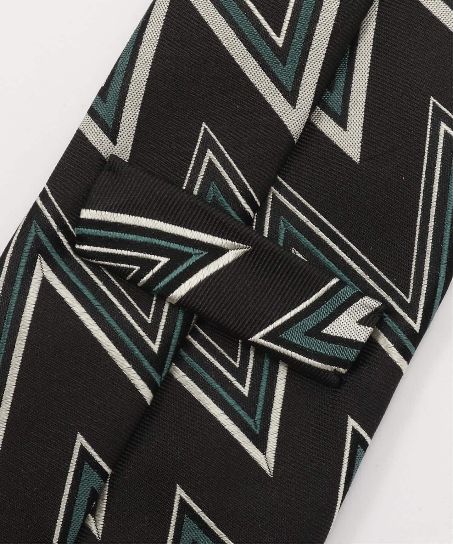 Holliday & Brown(ホリデー & ブラウン) Jacquard Zig-Zag タイ