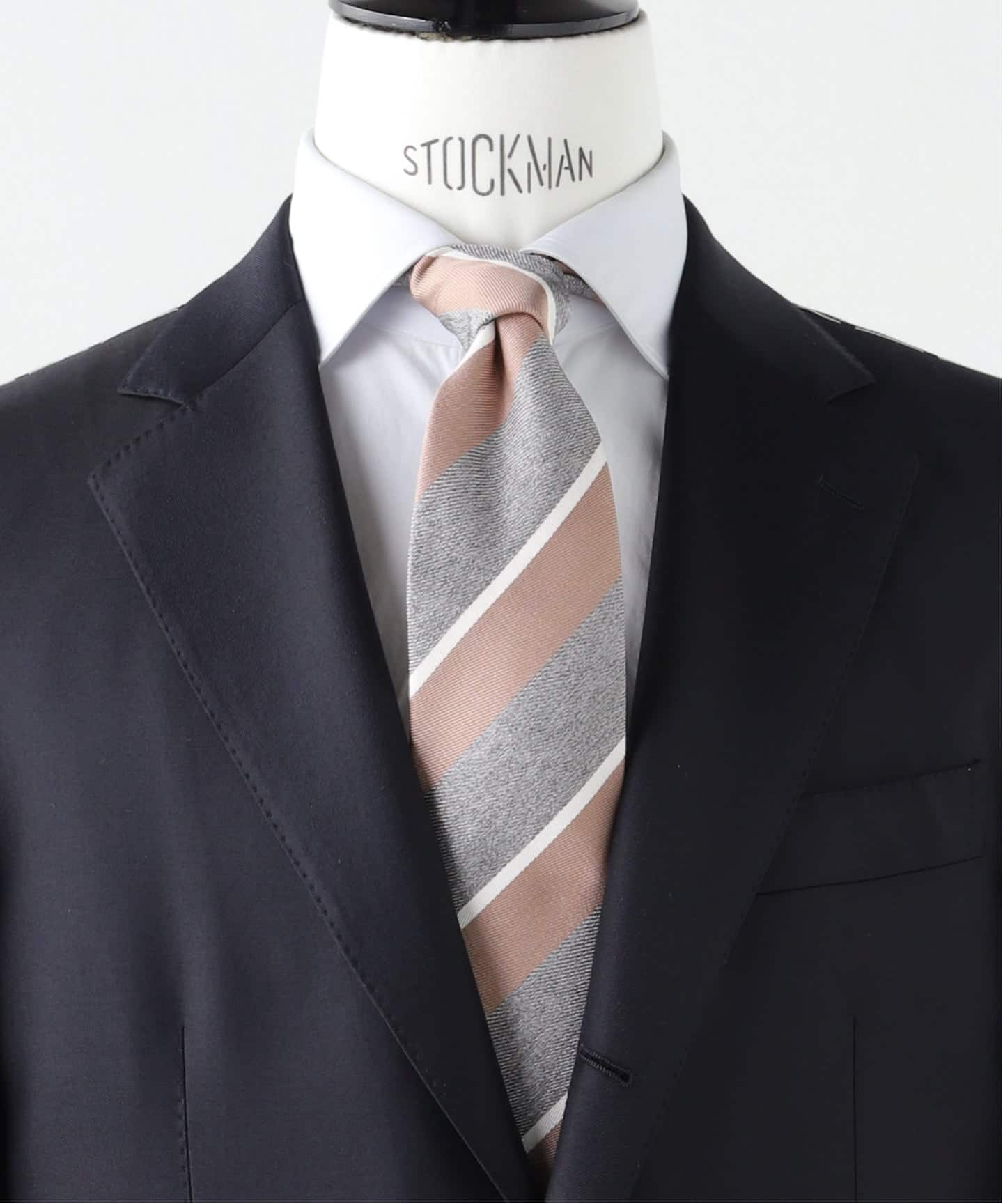 FRANCO BASSI (フランコ バッシ) Twill Stripe タイ（ネクタイ