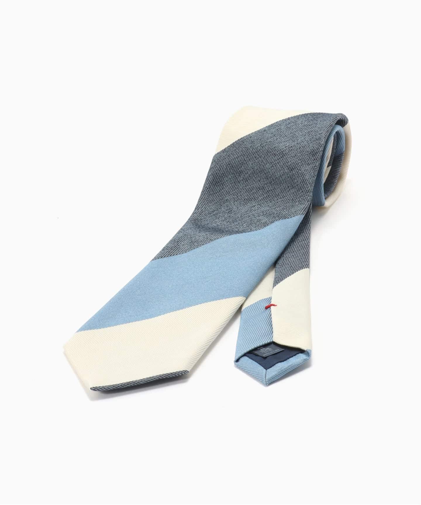 FRANCO BASSI (フランコ バッシ) Twill Wide Stripe タイ（ネクタイ