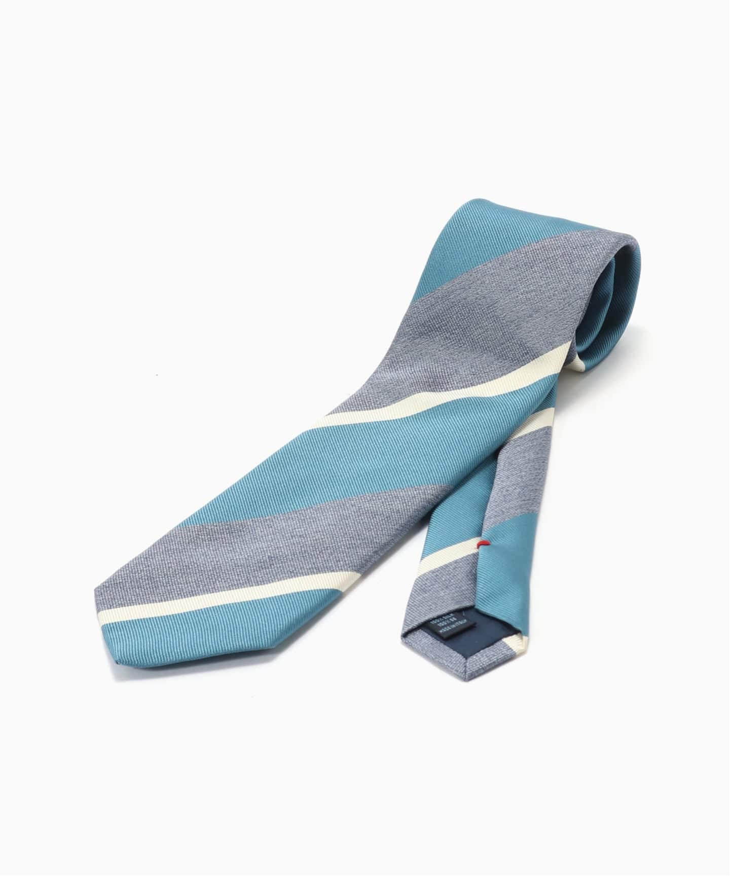 FRANCO BASSI (フランコ バッシ) Melange Twill Stripe タイ（ネクタイ