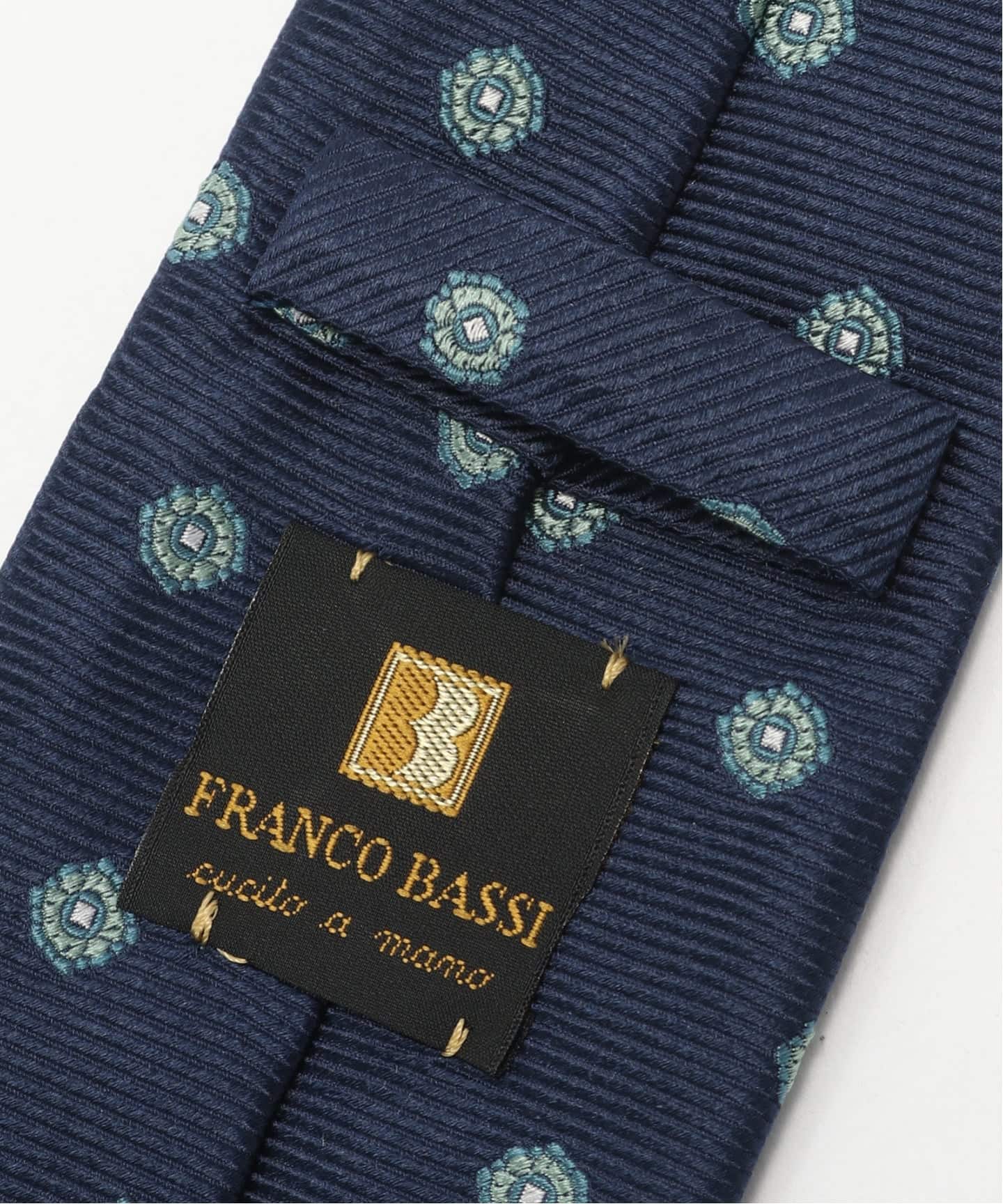FRANCO BASSI (フランコ バッシ) Small Pattern タイ（ネクタイ