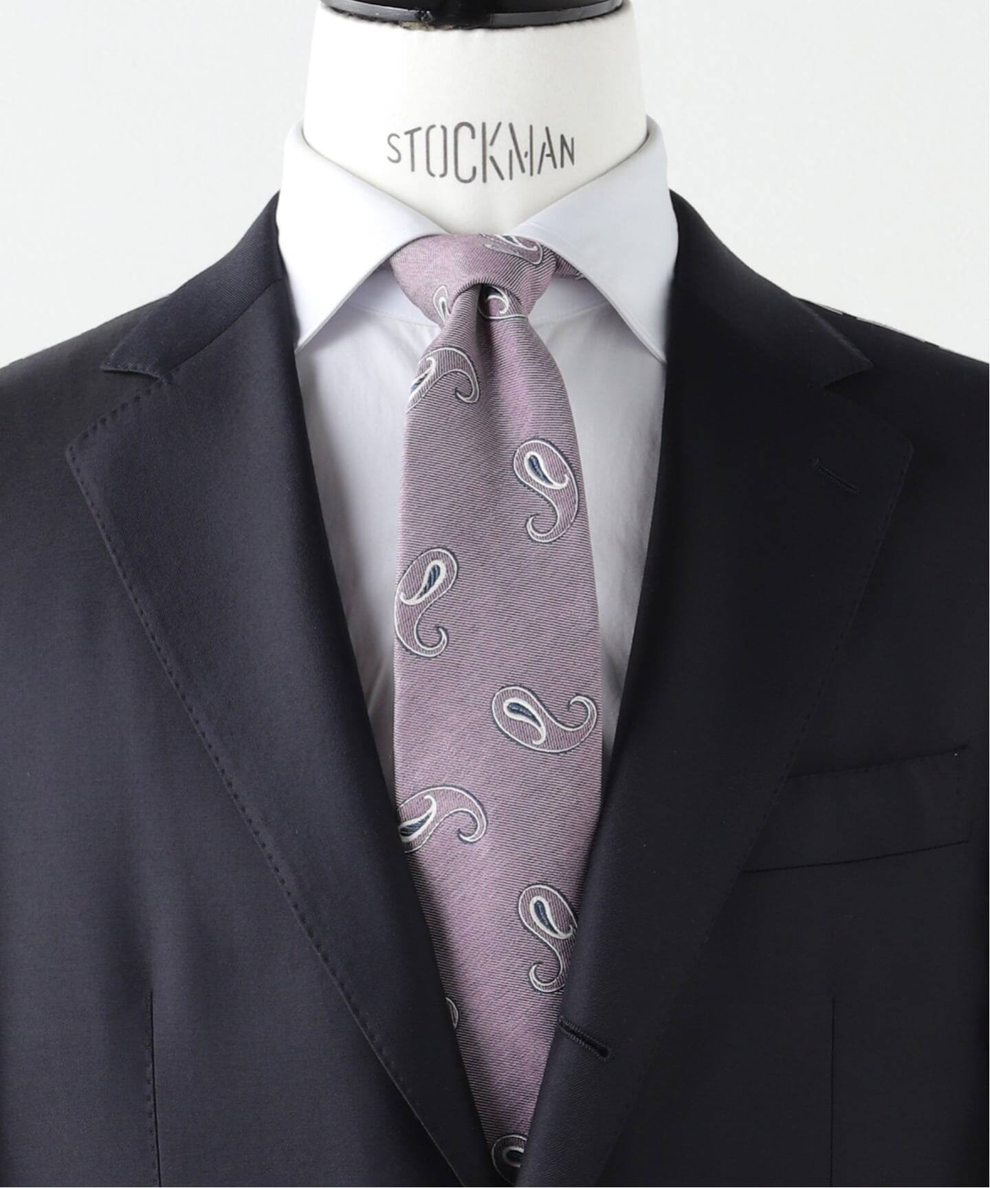 FRANCO BASSI (フランコ バッシ) Melange Paisley タイ（ネクタイ