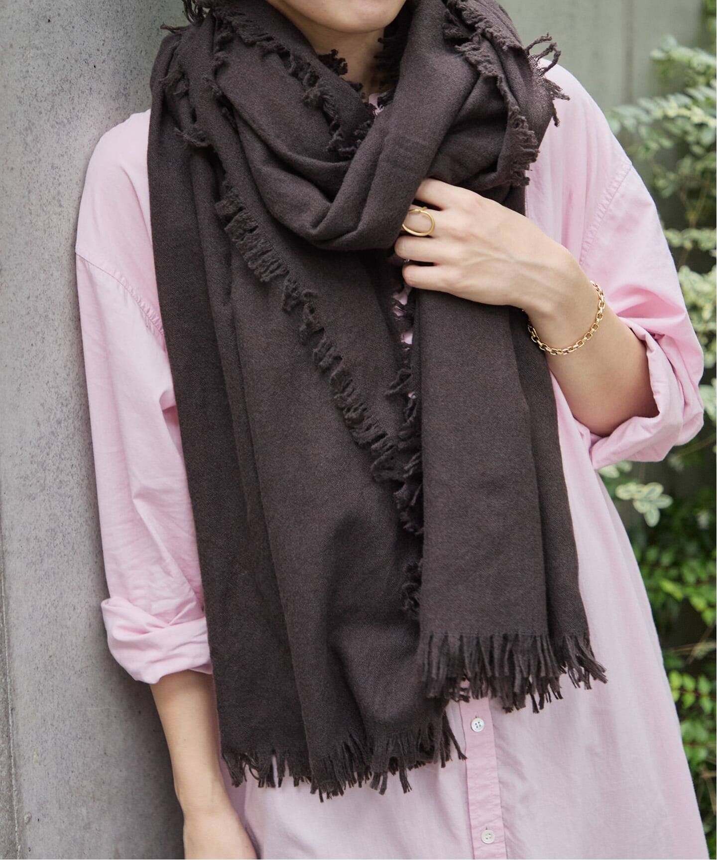 小物 ASAUCE MELER wool stall ASAUCE MELER エアリーウールストール（ストール）｜BOICE FROM
