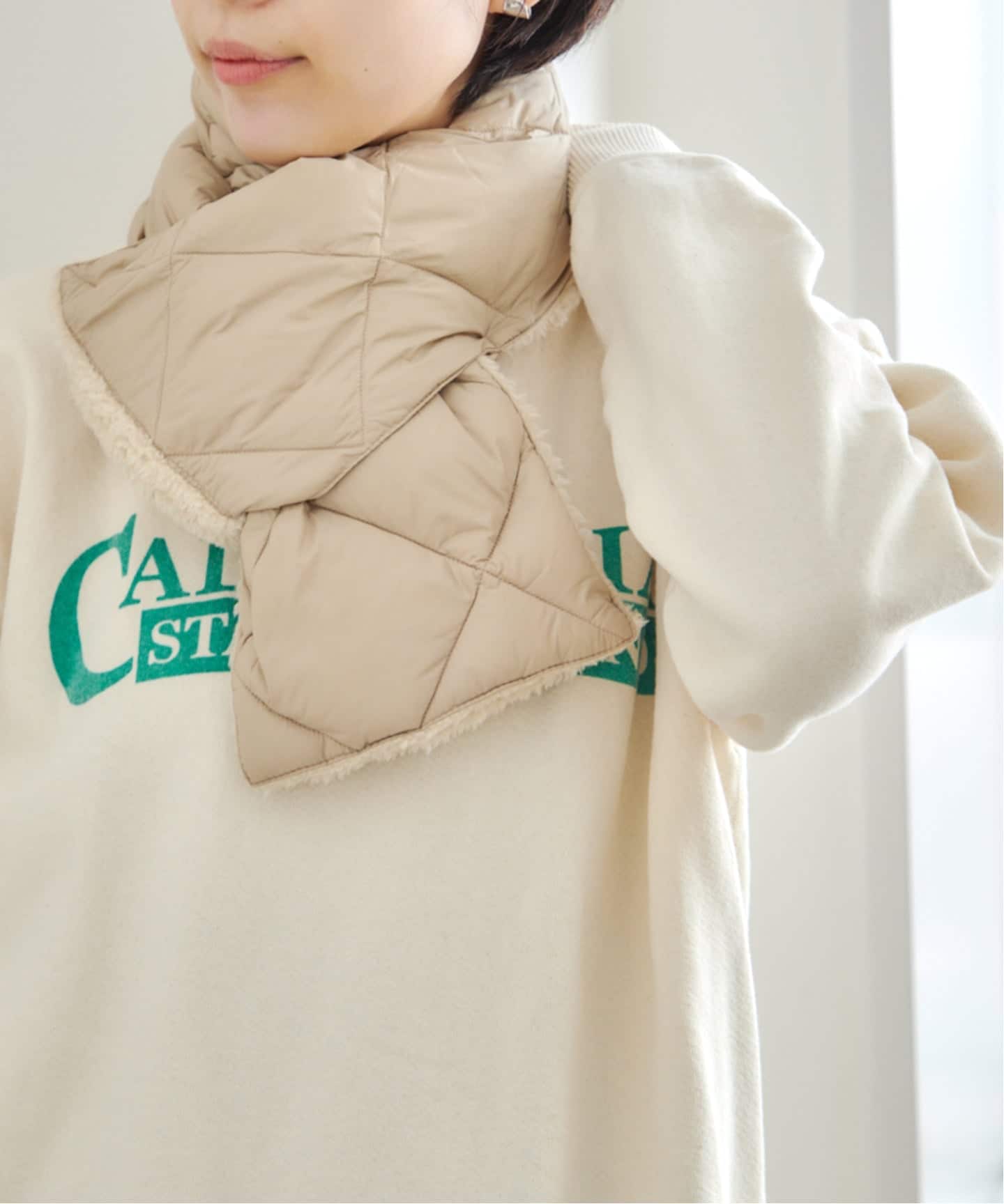 TAION CITY REVERSIBLE DOWN SCARF（マフラー）｜BOICE FROM BAYCREW'S