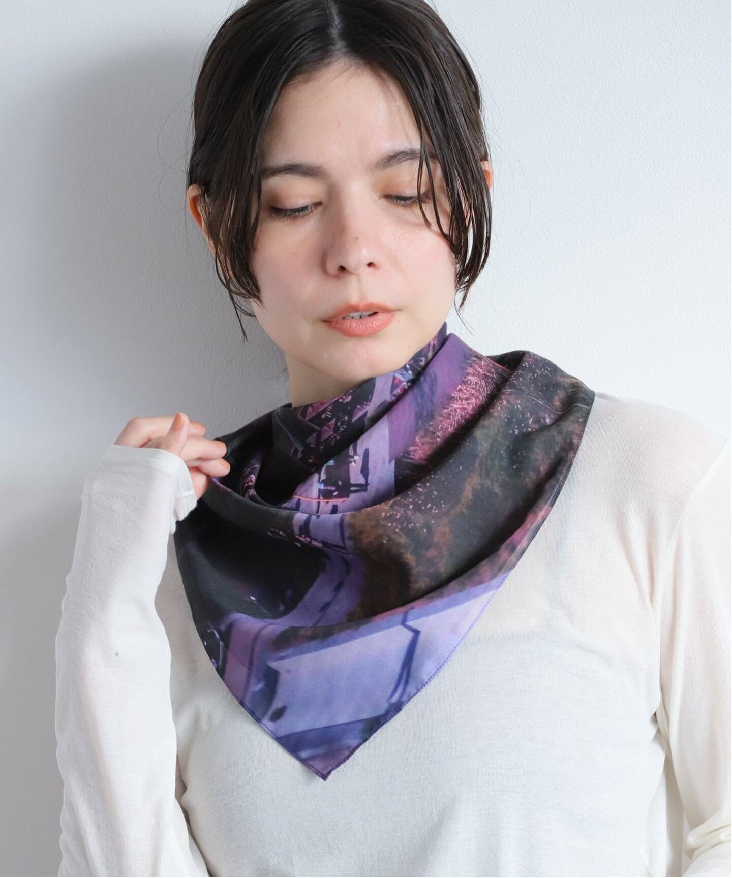 LY / エルワイ Postcard scarf（スカーフ／バンダナ）｜UBY Spick
