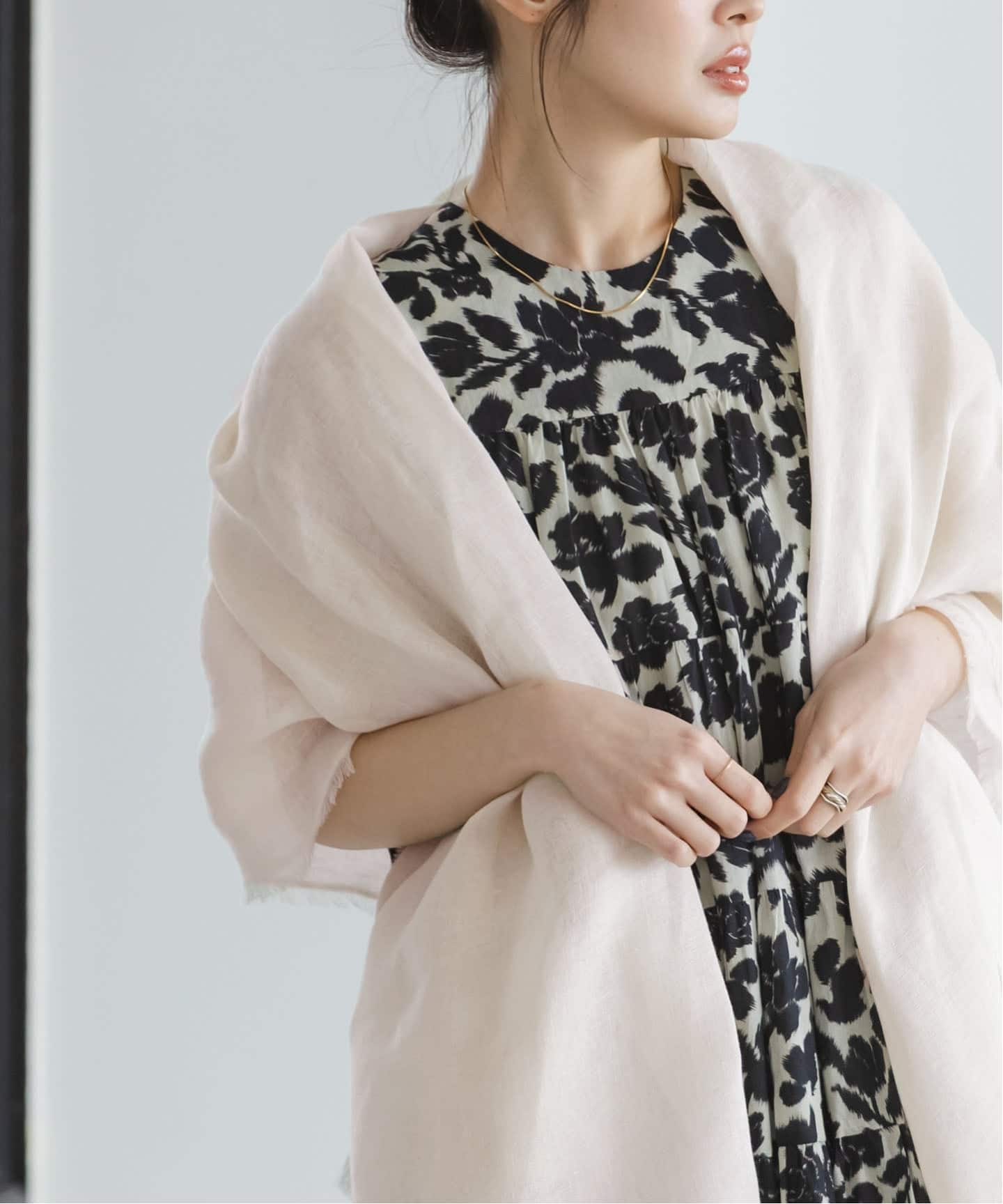 ノーブル NOBEL ストール NOBLE別注カラー》THROW/スロー Light Linen Color Stole（ストール
