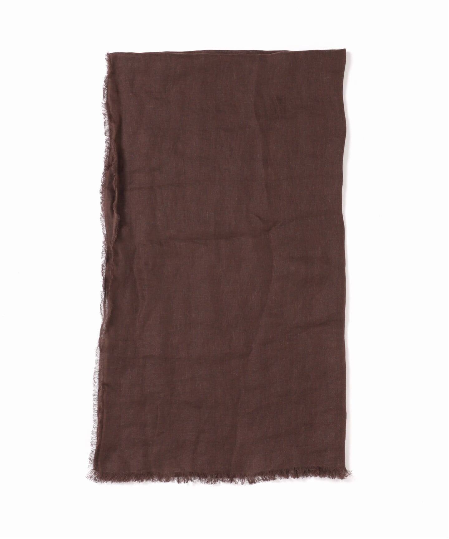NOBLE別注カラー》THROW/スロー Light Linen Color Stole（ストール