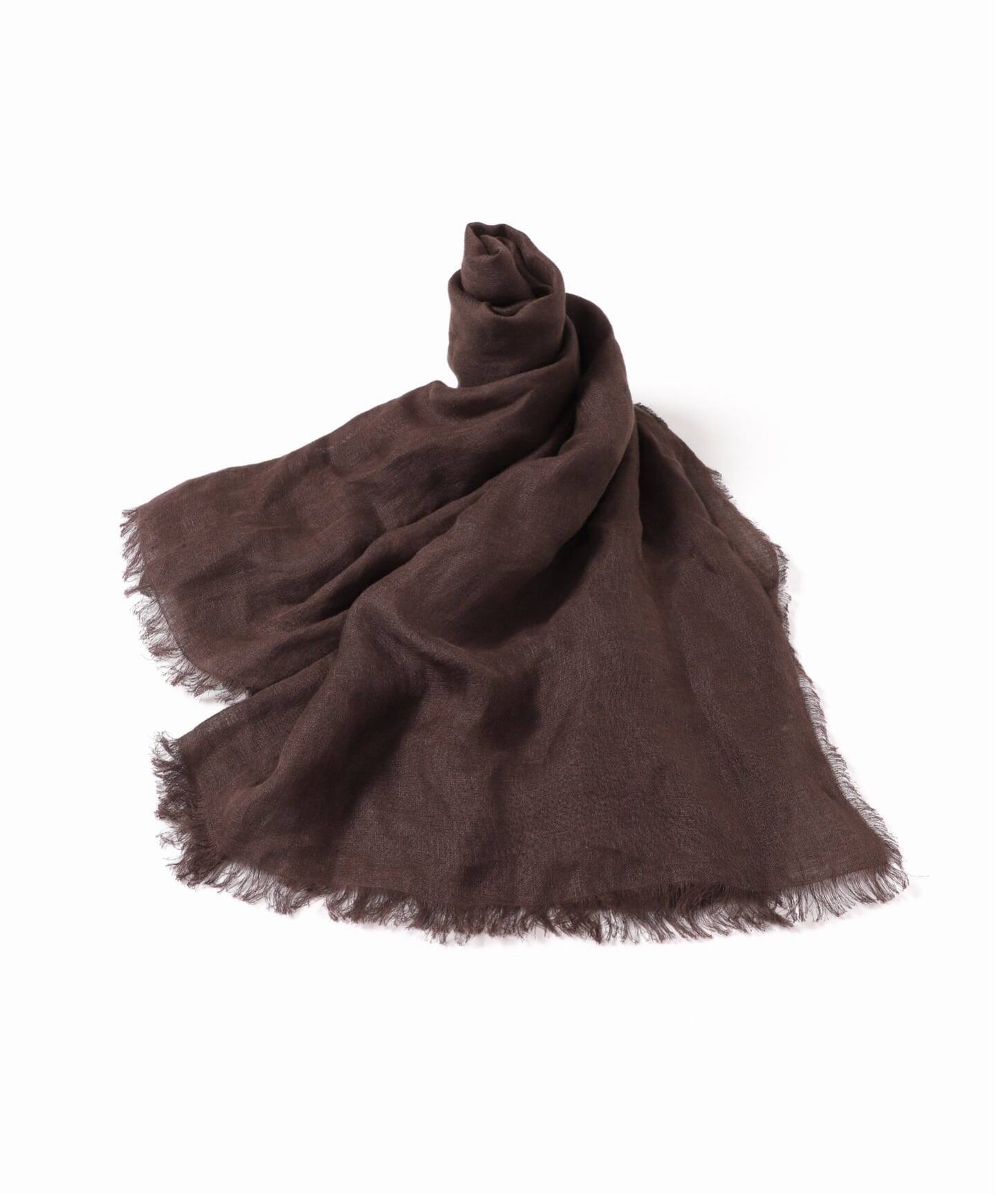 NOBLE別注カラー》THROW/スロー Light Linen Color Stole（ストール
