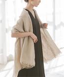 《NOBLE別注カラー》THROW/スロー Light Linen Color Stole