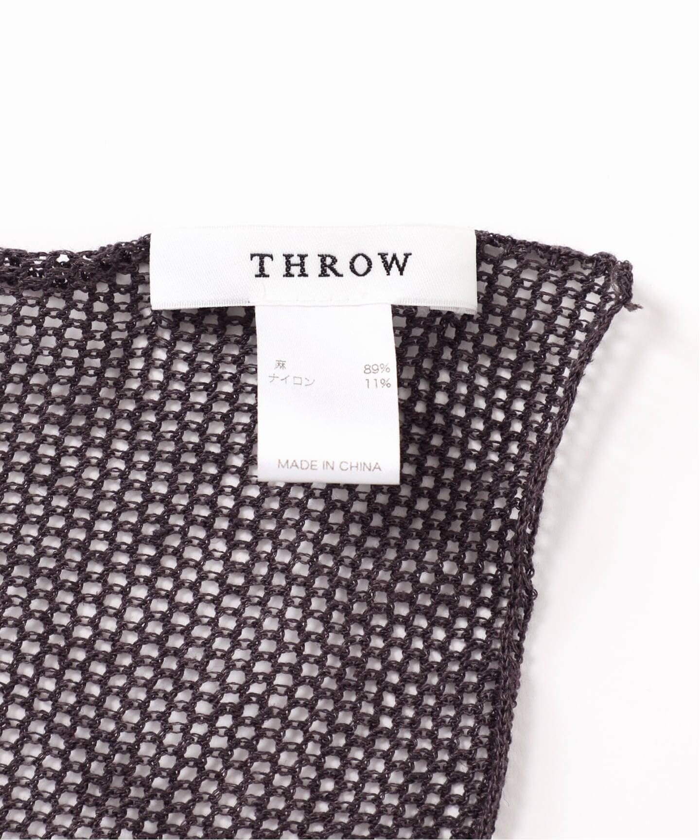 THROW/スロー Linen Cross Mesh Scarf（ストール）｜NOBLE（ノーブル