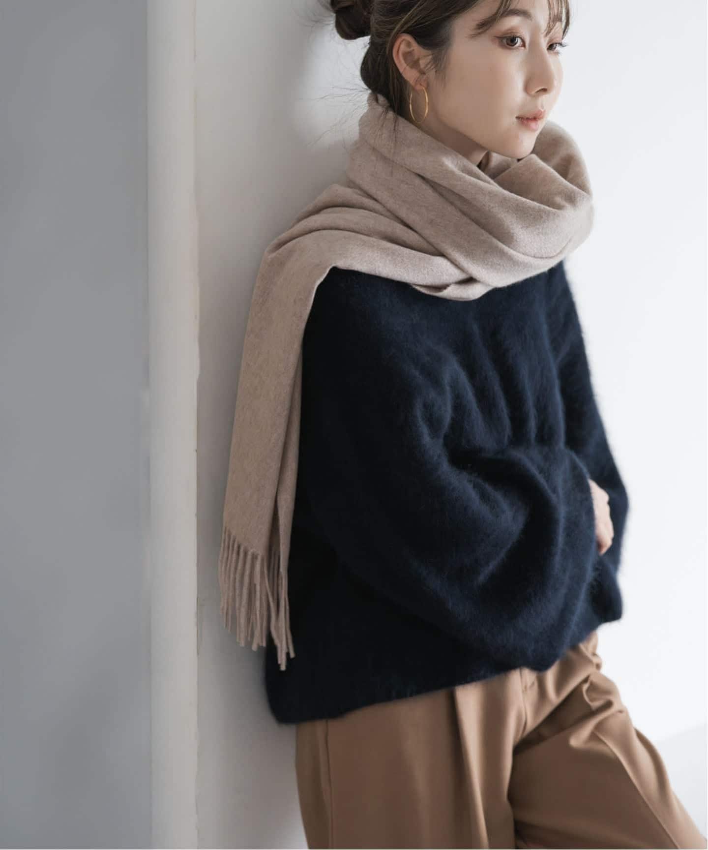 追加予約・新色あり》オリジナルカシミヤストール（ストール）｜NOBLE
