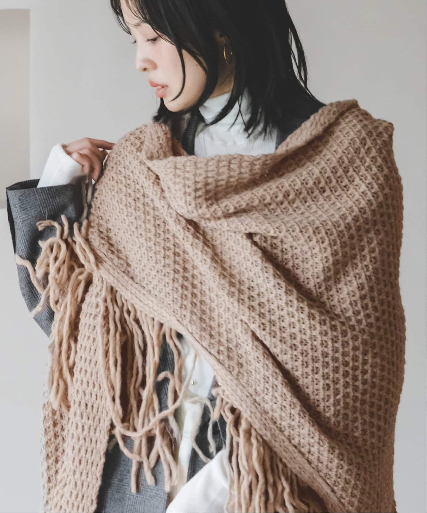 Fratelli Talli/フラテリータリー FRINGE STOLE（ストール）｜NOBLE