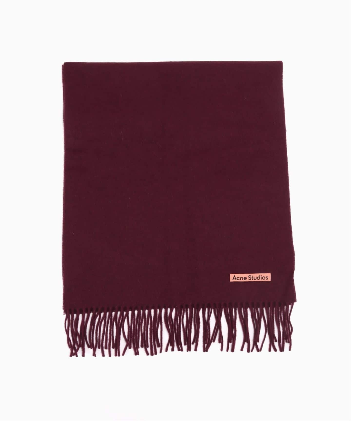 Acne Studios アクネ 旧タグ 大判 マフラー ストール ボルドー Acne Studios / アクネ ストゥディオズ FN-UX-SCAR000218（マフラー