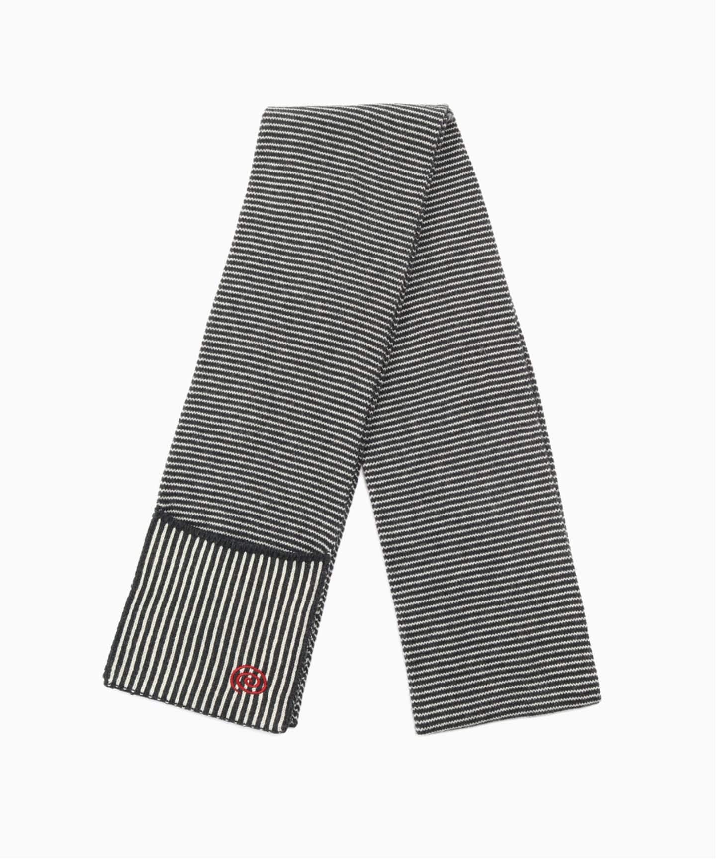 SOL soonerorlater / スーナーオアレイター KNITTED BORDER SCARF