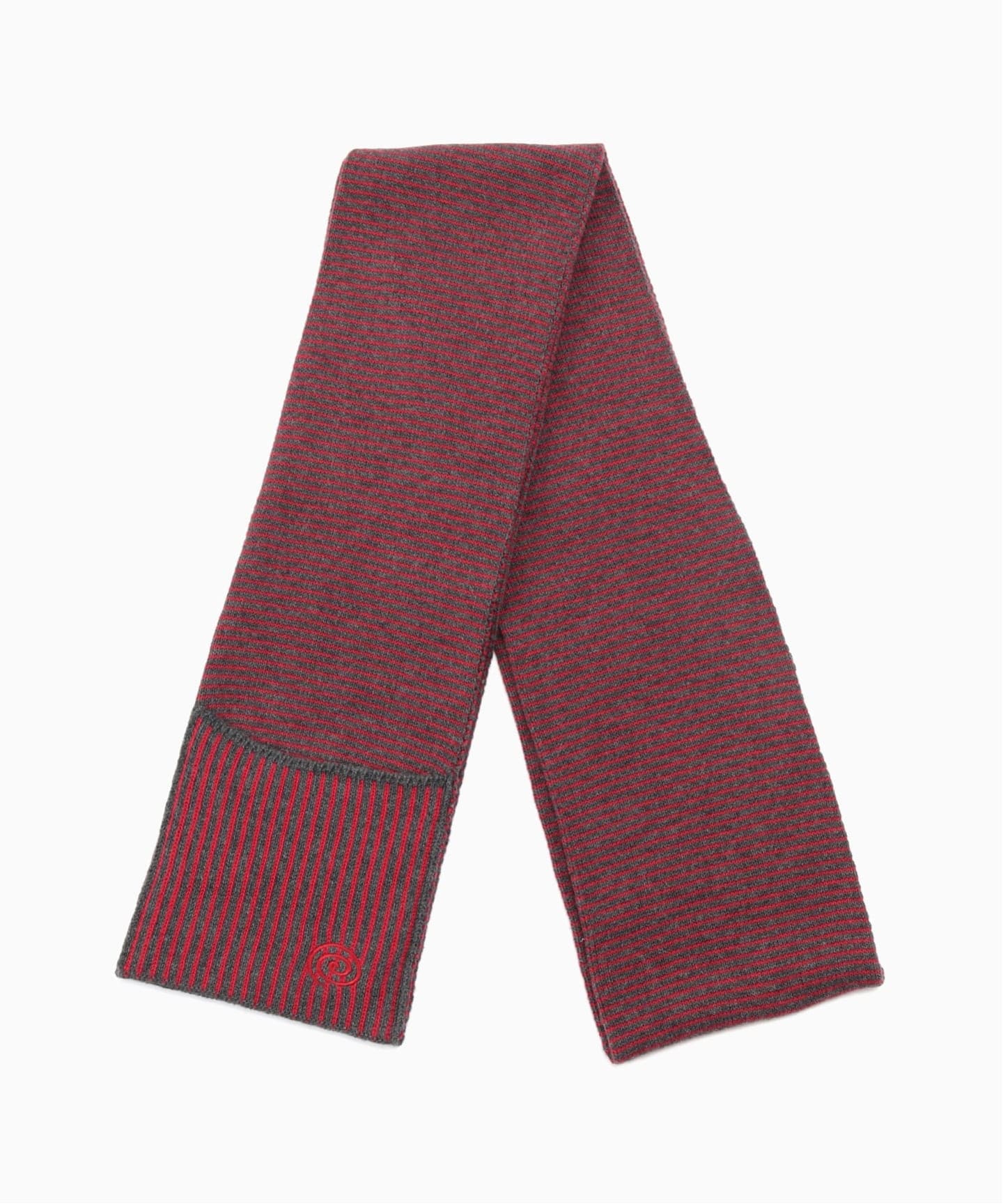 SOL soonerorlater / スーナーオアレイター KNITTED BORDER SCARF