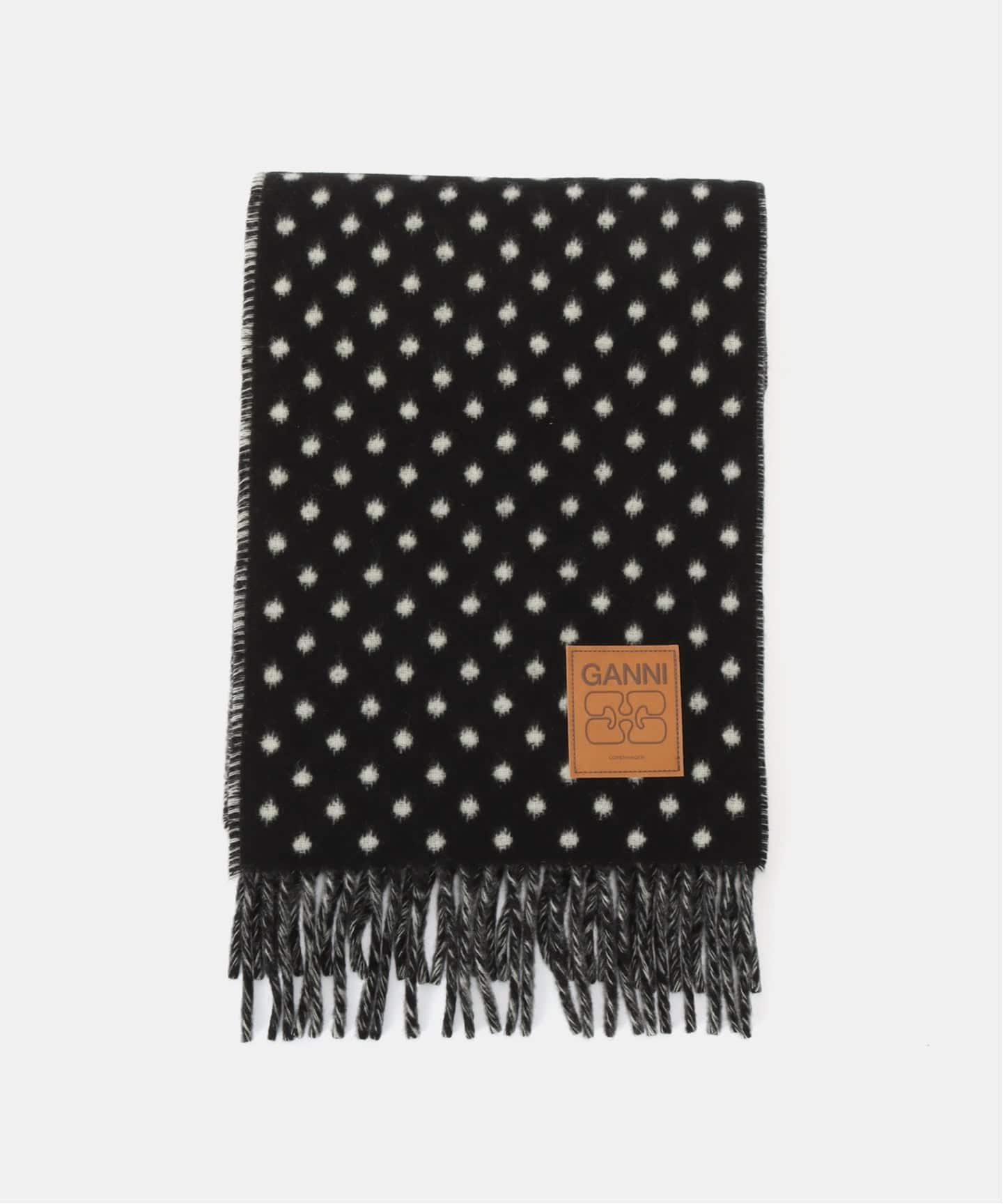 GANNI / ガニー Double Face Wool Knit Scarf（スカーフ／バンダナ