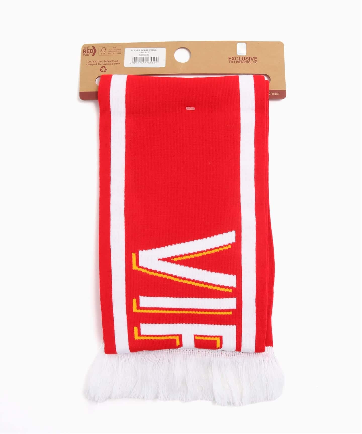 Liverpool FC / リバプールFC】 PLAYER SCARF VIRGIL（マフラー