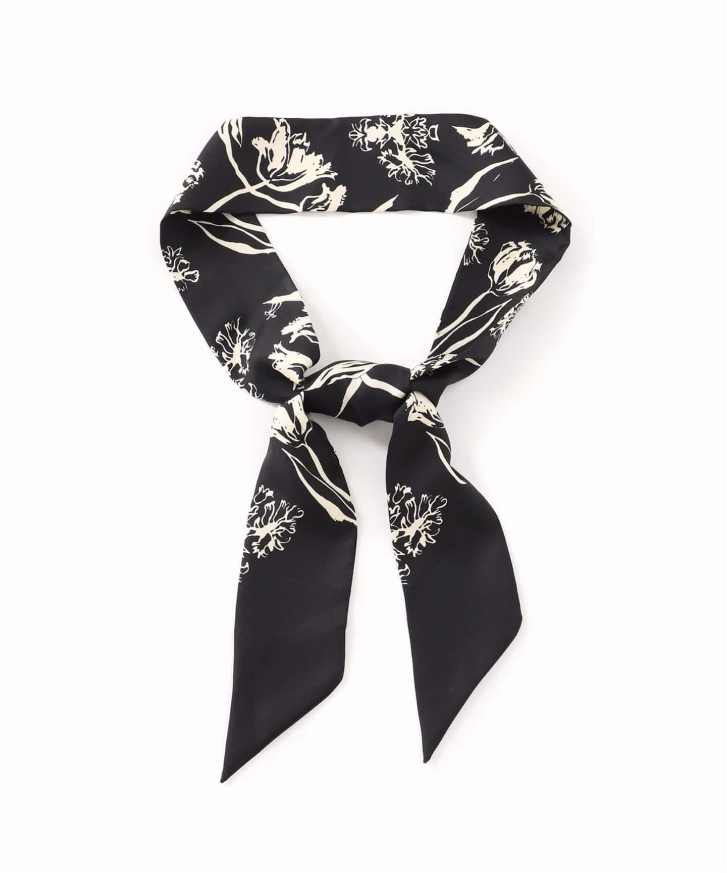 AENEIS/エネス Nostalgia Flowers Silk Twill Bandeau スカーフ