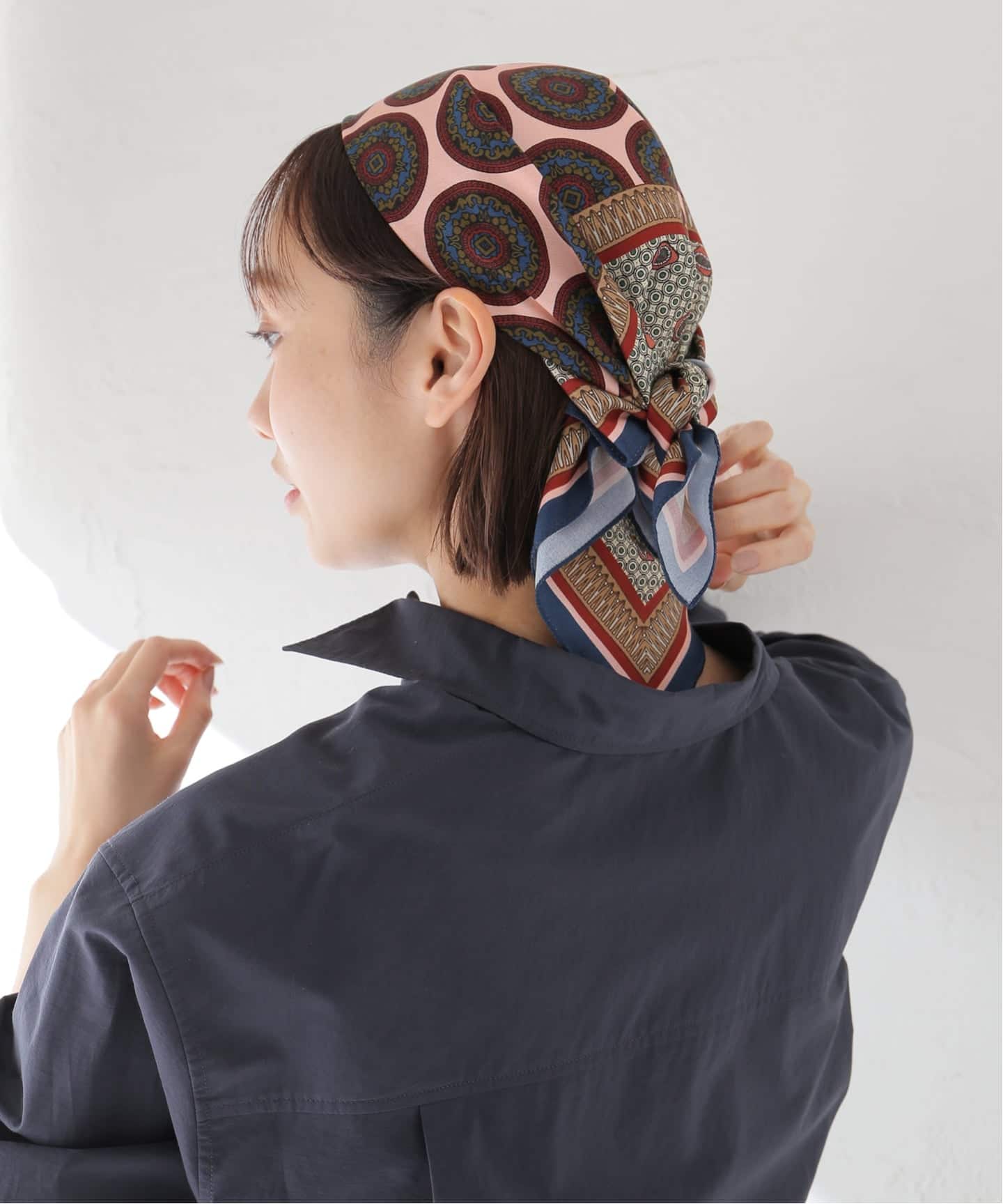 TOGA TOO/トーガトゥ】 Print scarf/スカーフ（スカーフ／バンダナ
