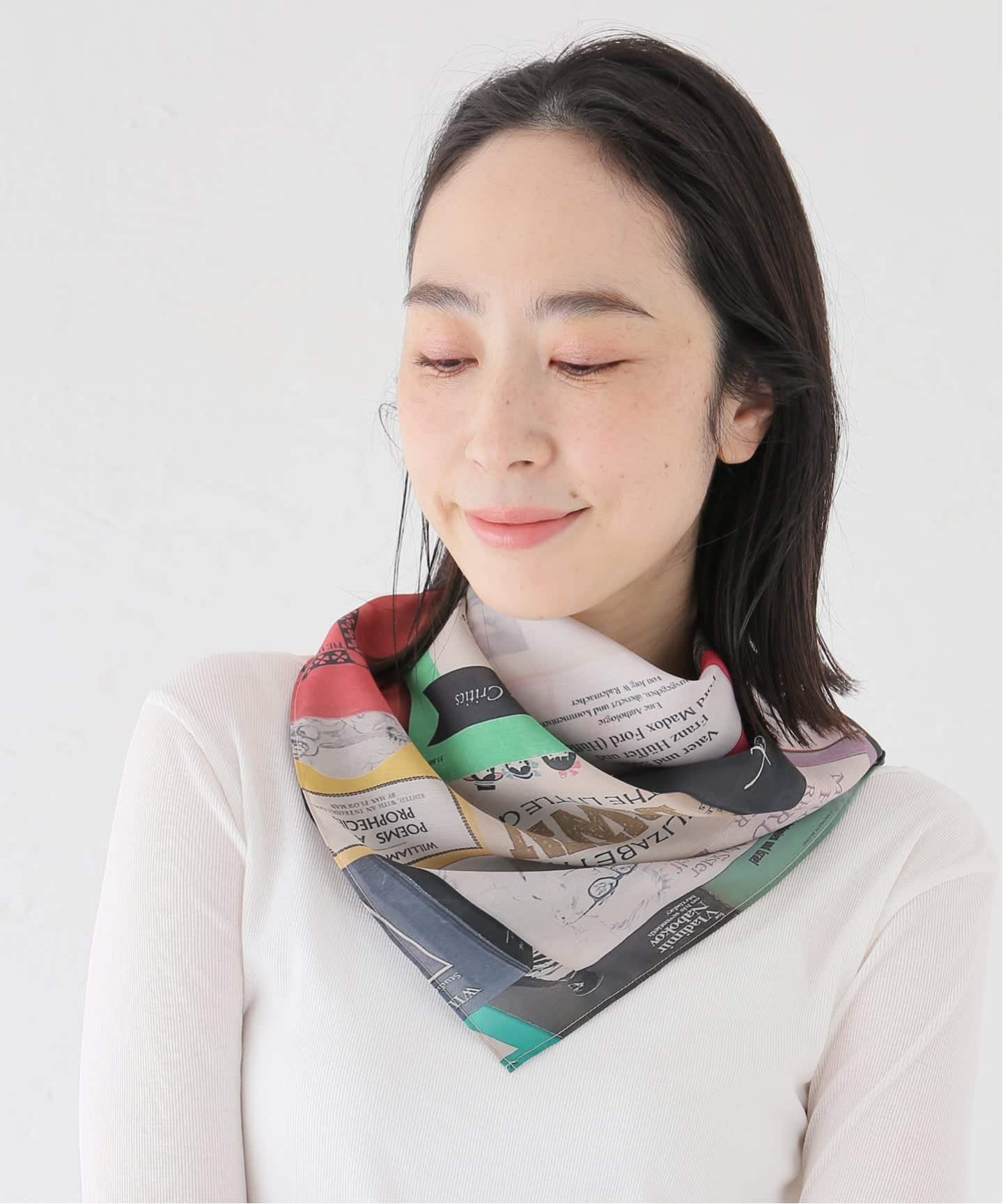 LY / エルワイ】 POSCARD SCARF（スカーフ／バンダナ）｜JOURNAL
