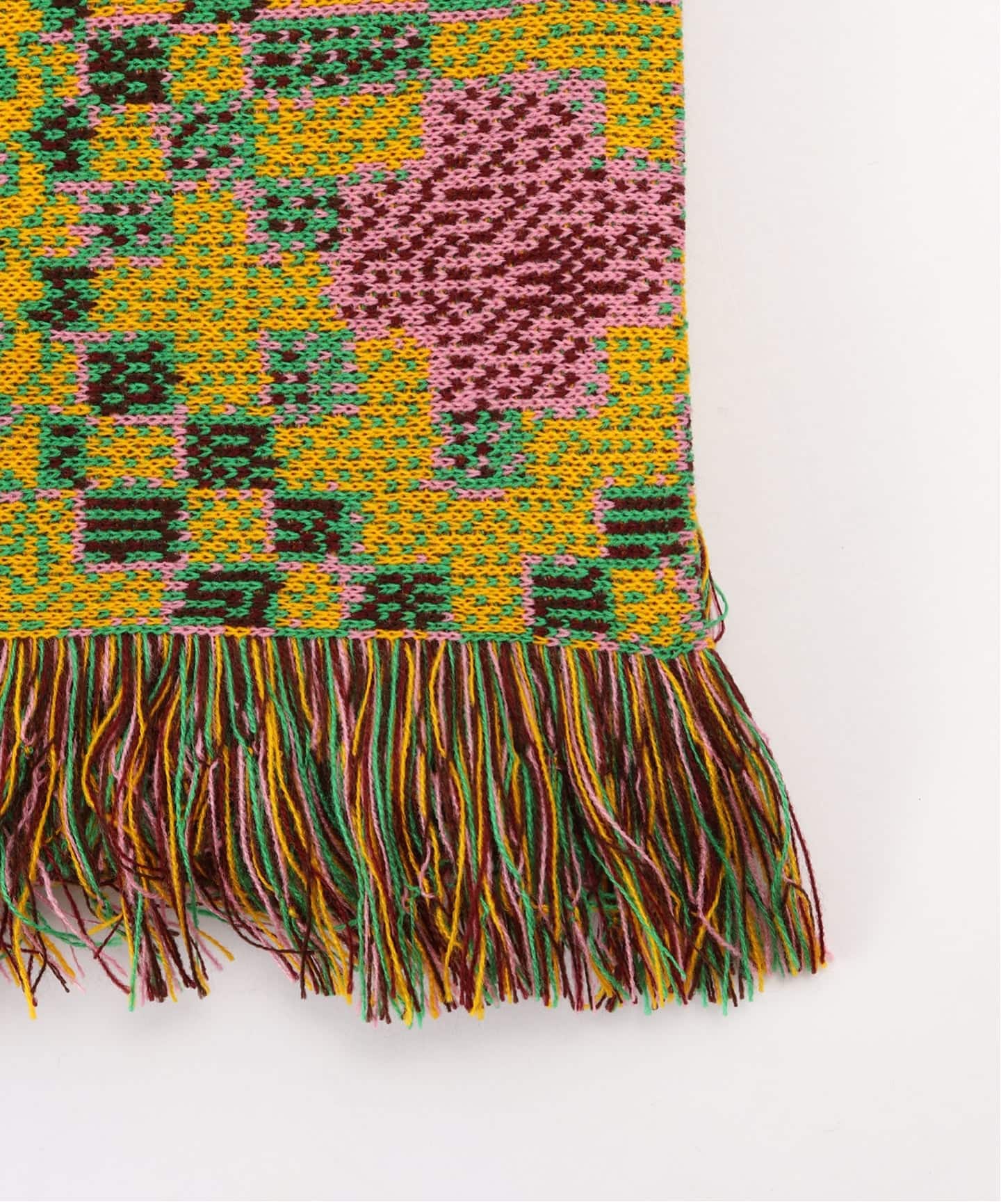 Montmartre New York/モンマルトルニューヨーク】Yellow Pattern Scarf