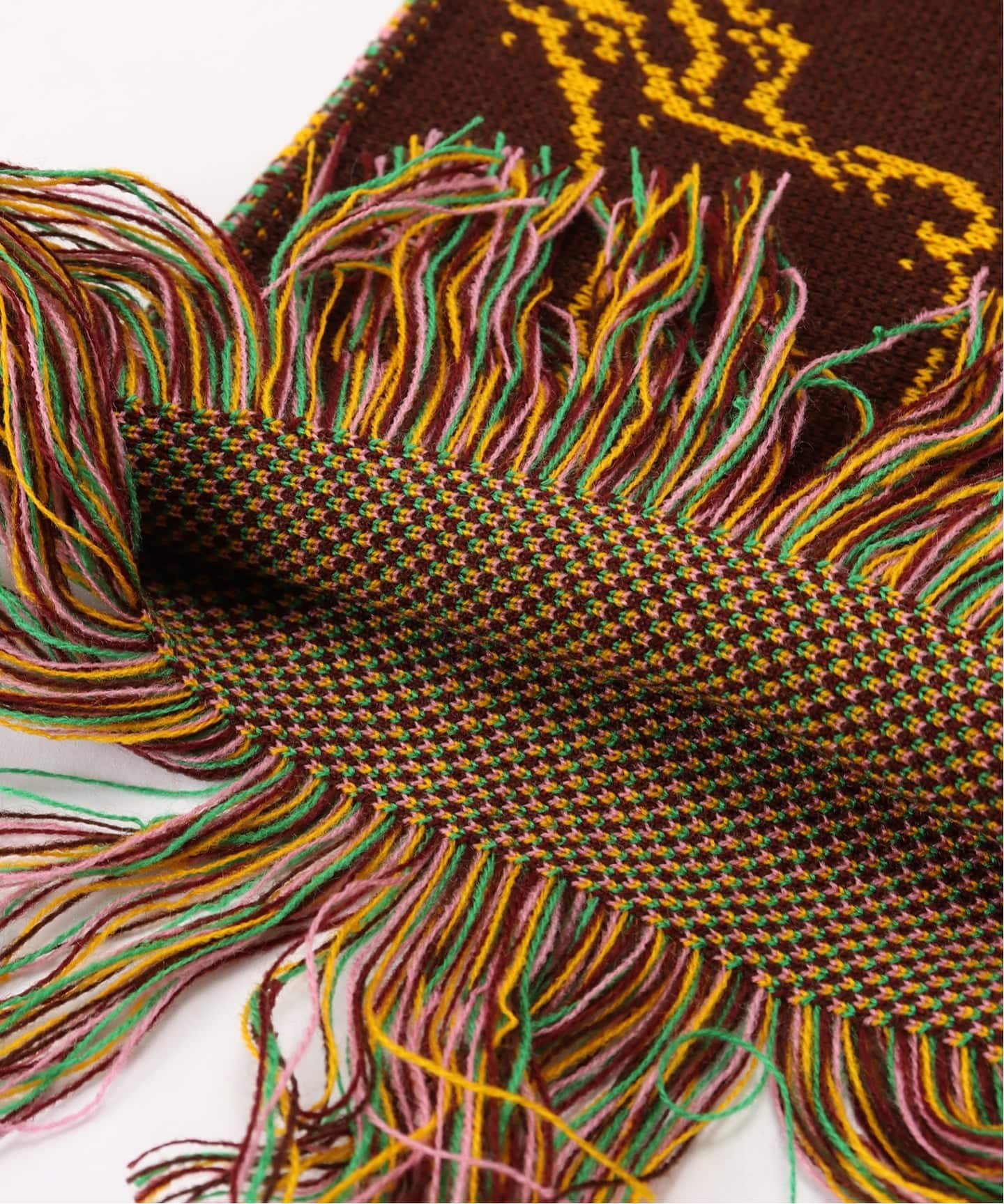 Montmartre New York/モンマルトルニューヨーク】Yellow Pattern Scarf
