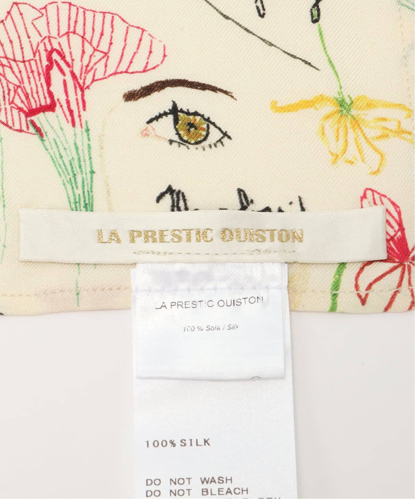 LA PRESTIC OUISTON バレリーナ柄シルクスカーフ　ストール LA PRESTIC OUISTON】SQUARE SCARF（スカーフ／バンダナ）｜journal