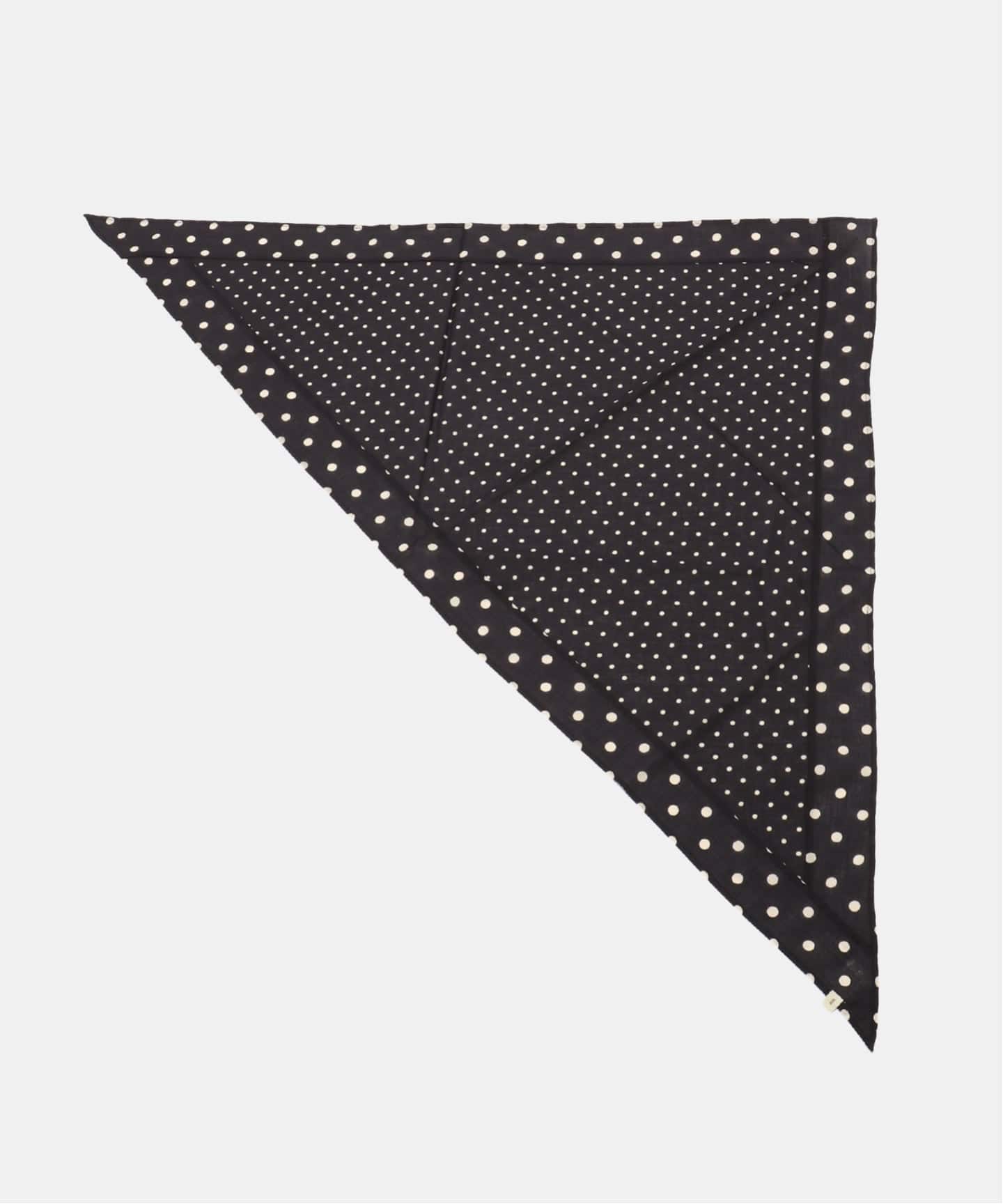 SOIL 】 80s COTTON VOILE DOT PRINT TRIANGLE（スカーフ／バンダナ