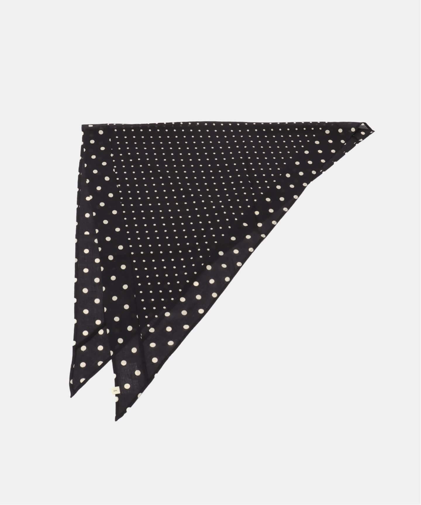 SOIL 】 80s COTTON VOILE DOT PRINT TRIANGLE（スカーフ／バンダナ