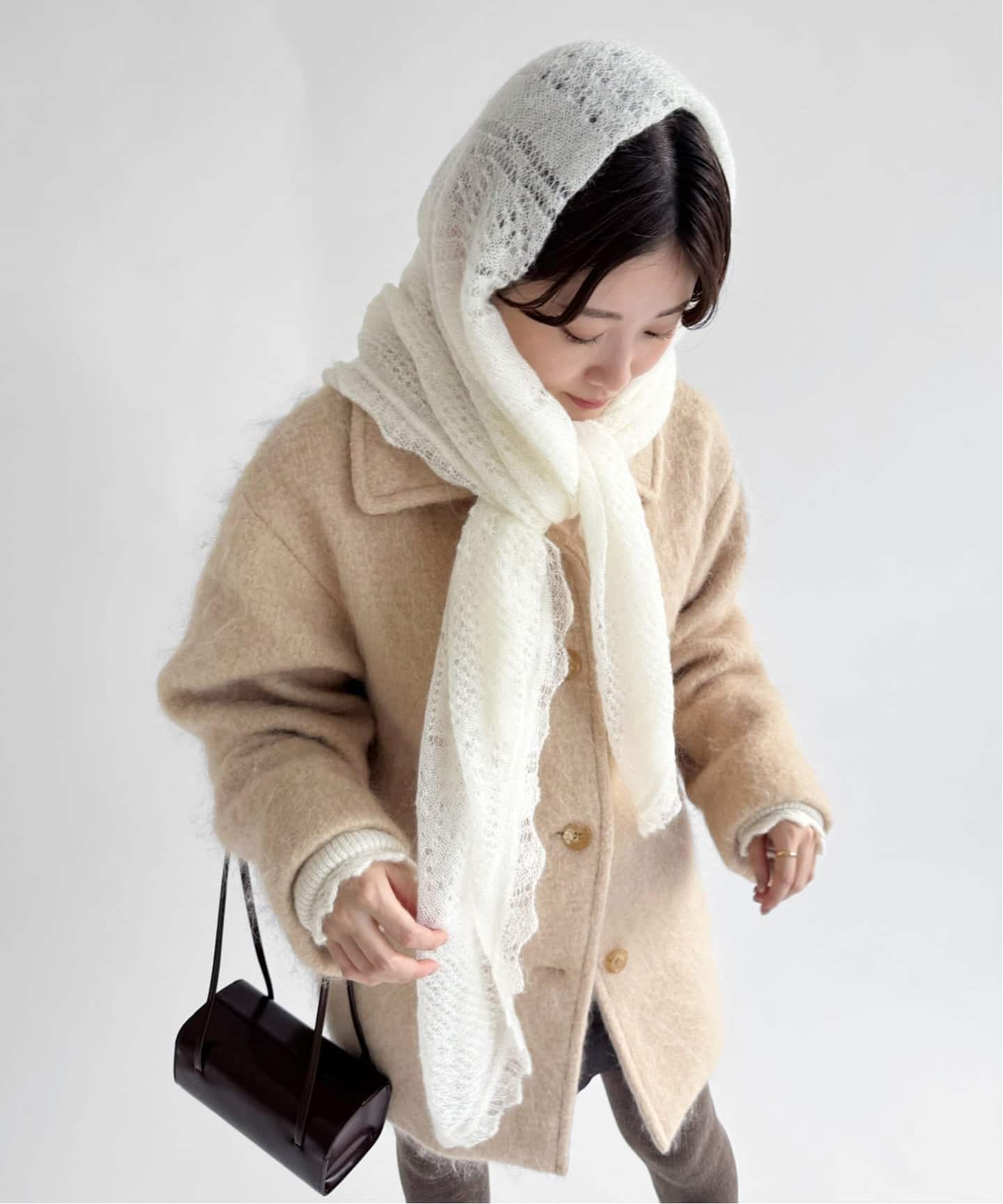 レースニットストール（マフラー）｜EDIT.FOR LULU（エディット フォー