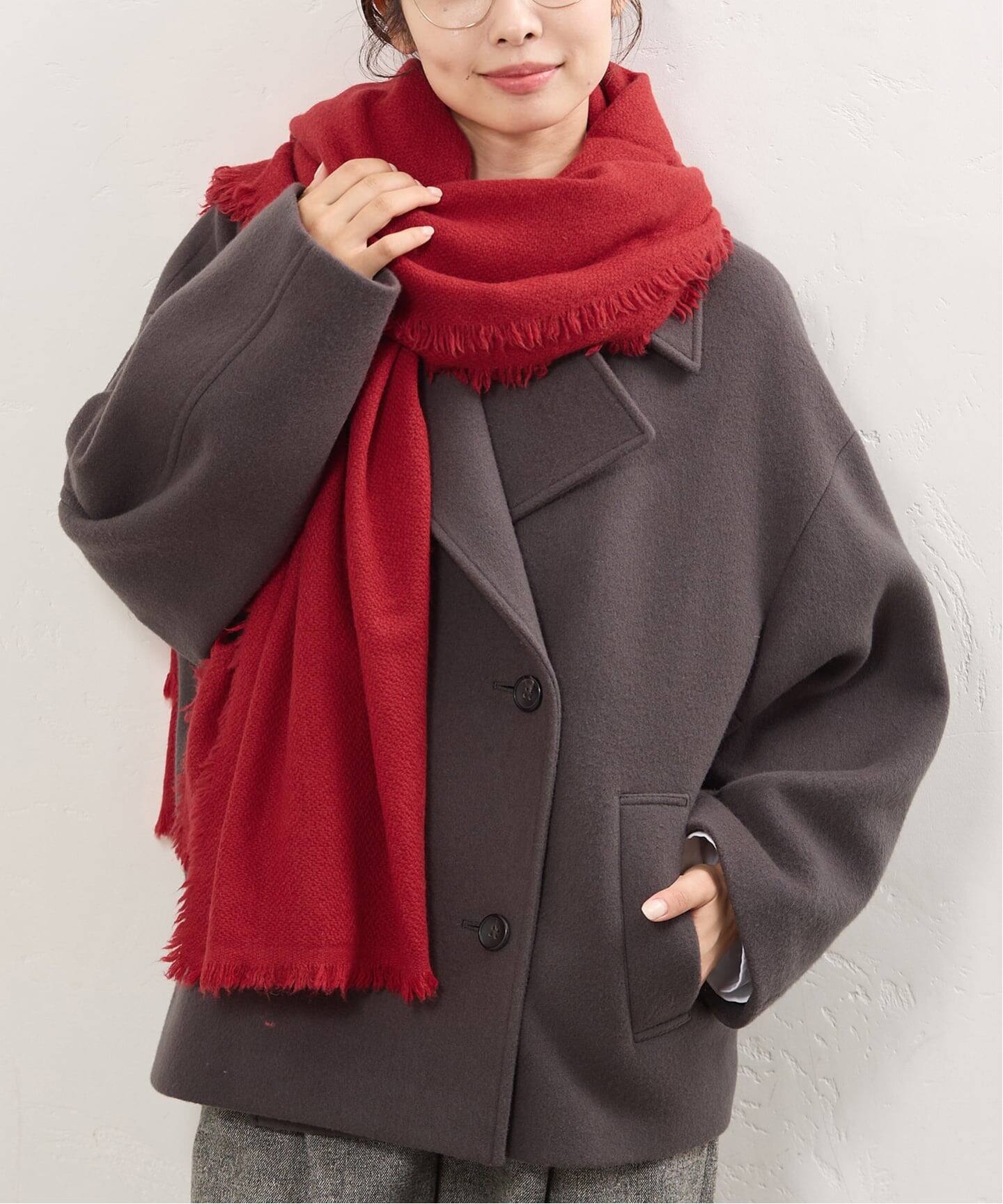 予約》NIMNIMDUAI/ニムニムデュアイ THICK PASHMINA WOOL STOLE