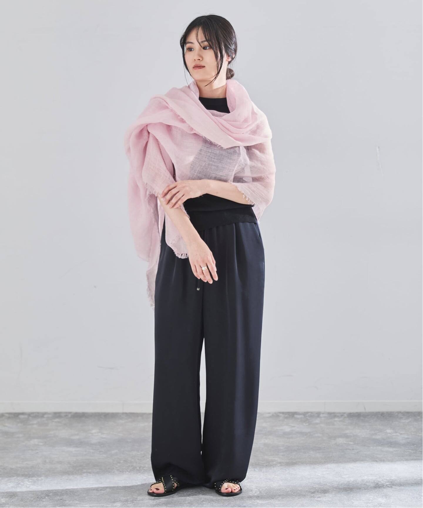 NIMNIMDUAI/ニムニムデュアイ PLAIN GAUZE STOLE ストール（ストール