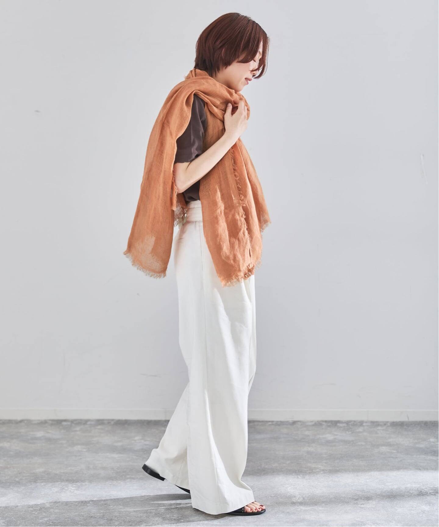 NIMNIMDUAI/ニムニムデュアイ PLAIN GAUZE STOLE ストール（ストール