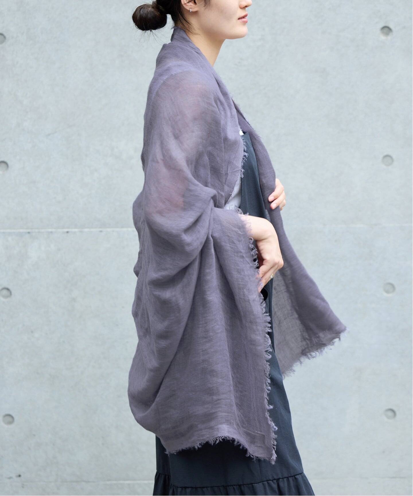 NIMNIMDUAI/ニムニムデュアイ PLAIN GAUZE STOLE ストール（ストール