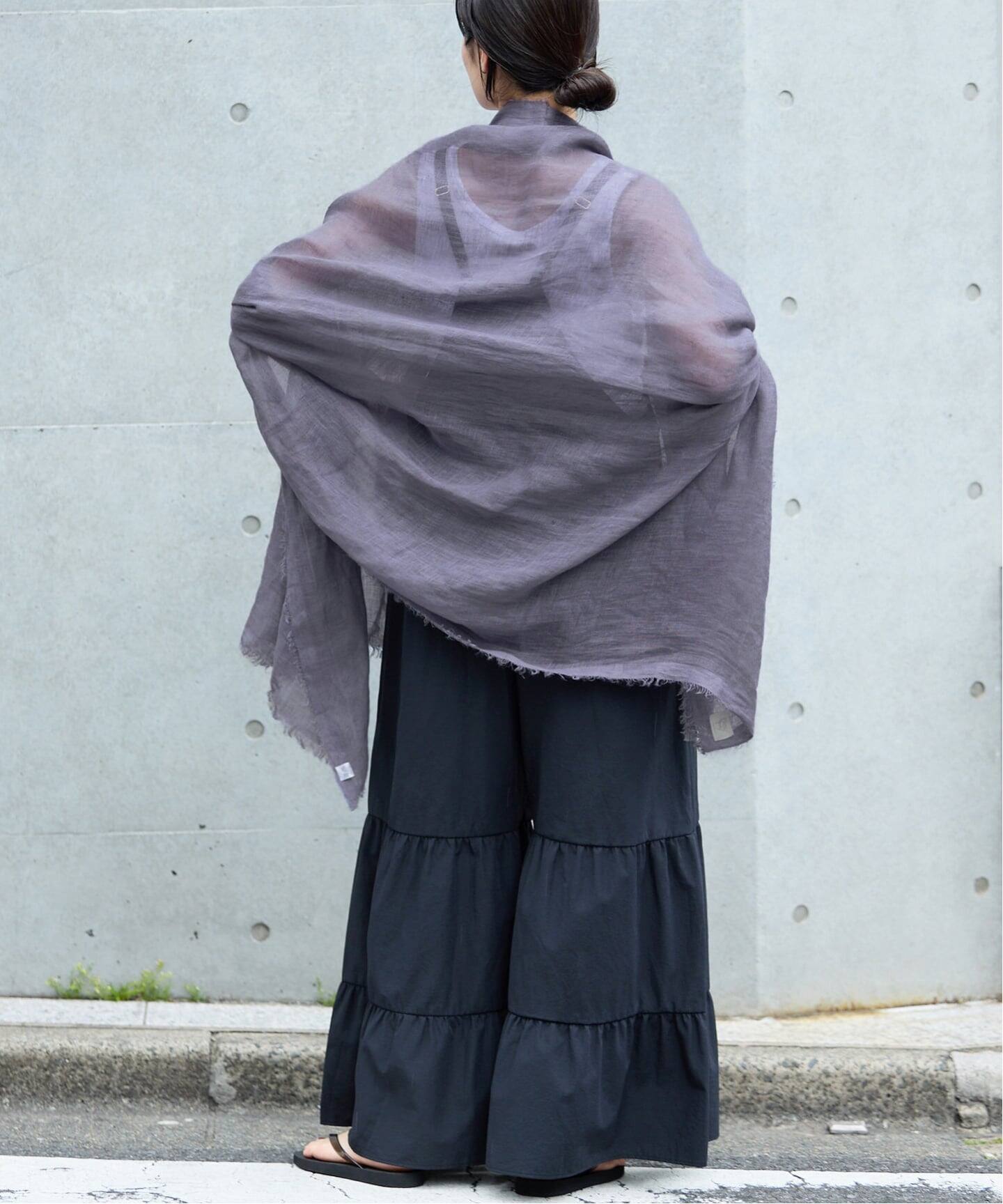 NIMNIMDUAI/ニムニムデュアイ PLAIN GAUZE STOLE ストール（ストール