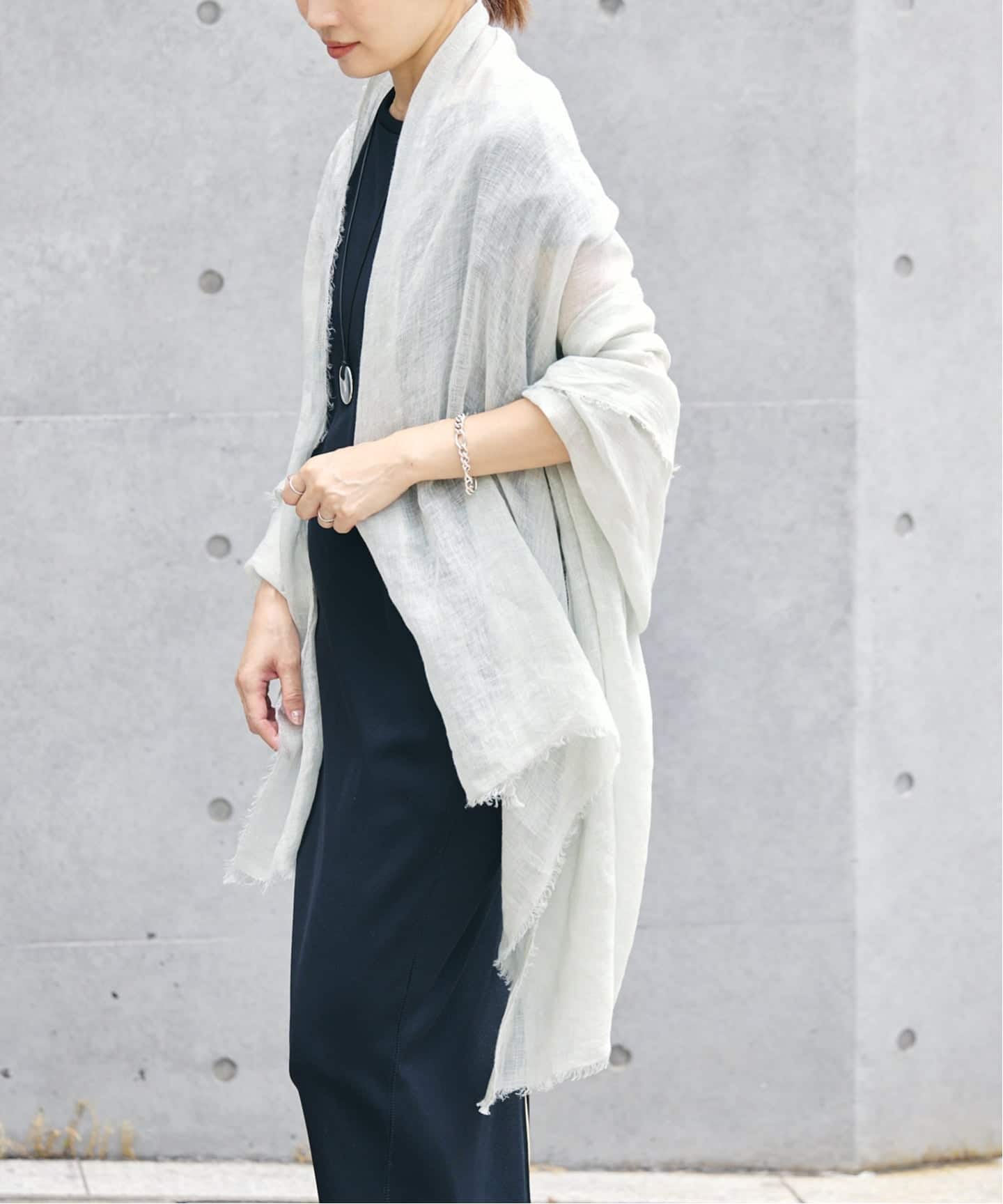 NIMNIMDUAI/ニムニムデュアイ 別注 PREMIUM LINEN GAUZE STOLE