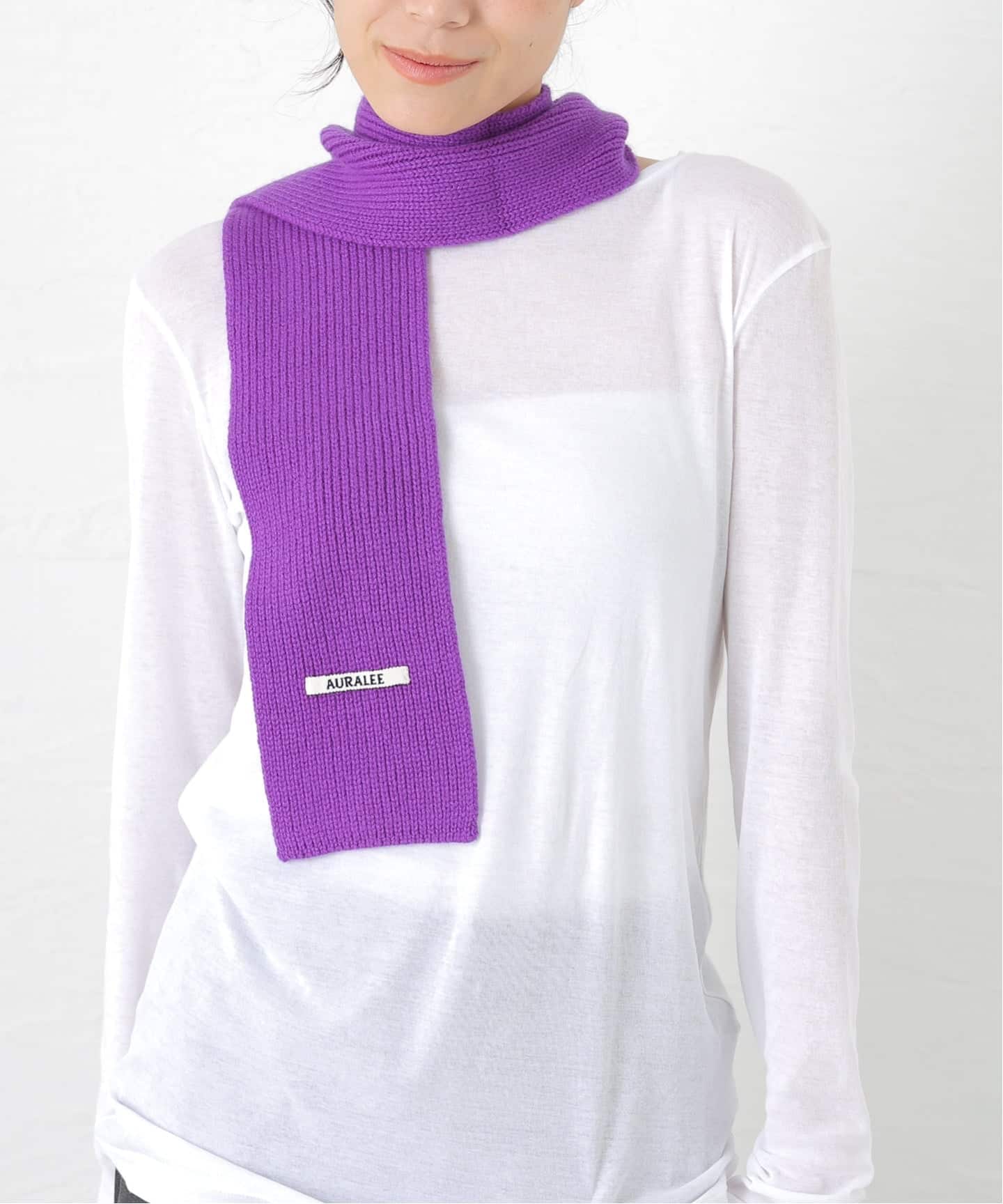 AURALEE/オーラリー LIGHT CASHMERE KNIT STOLE ストール A26AM06CJ