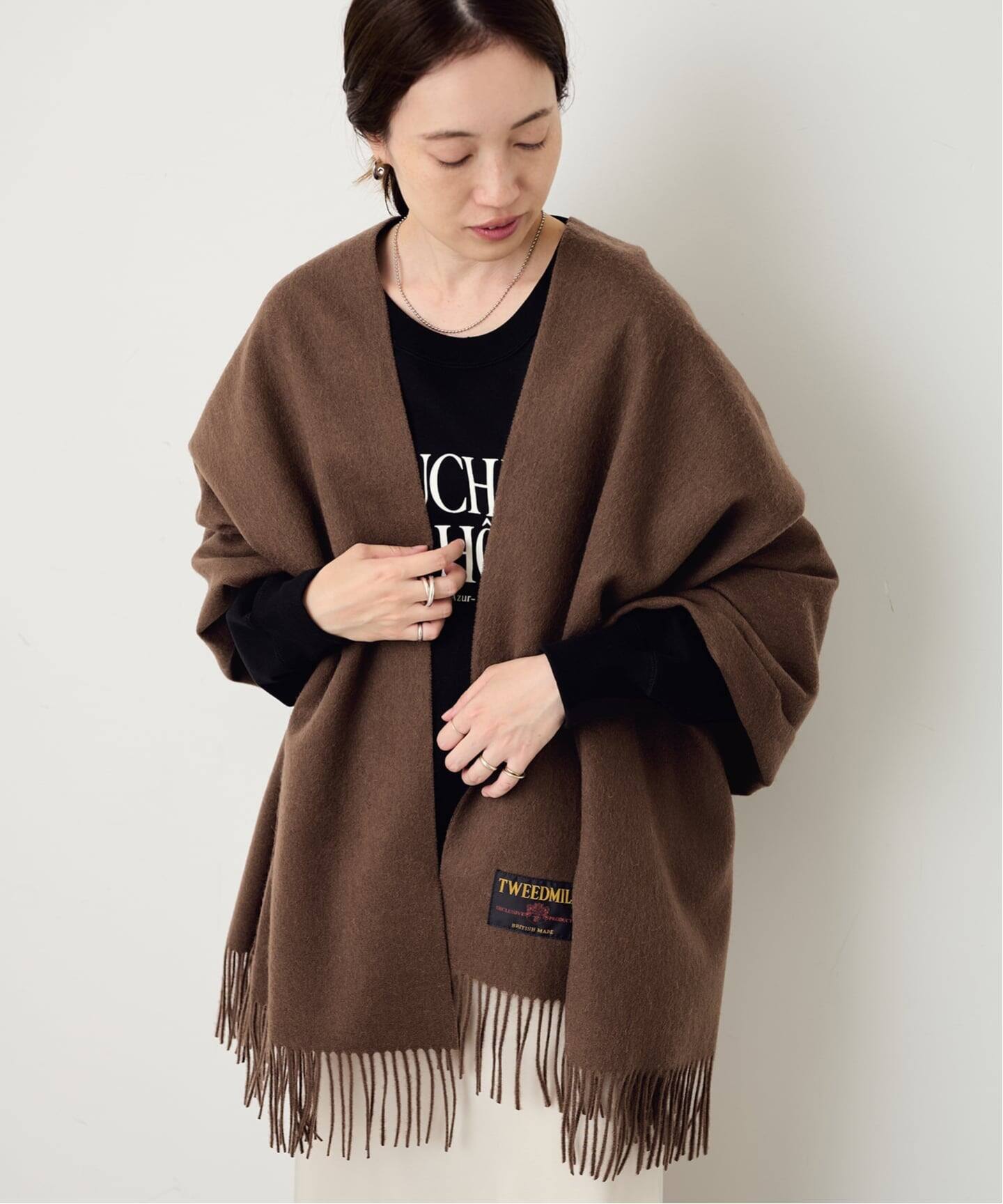 SLOBE IENA TWEEDMILL大判ストール　新品未使用⭐︎ 追加予約》TWEED MILL/ツイードミル ストール（ストール）｜SLOBE IENA