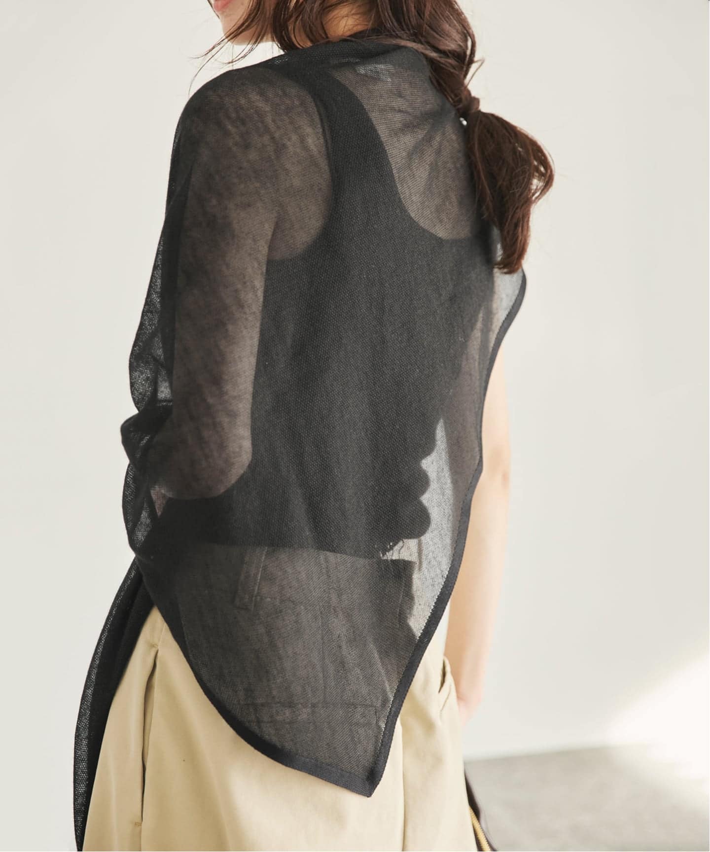 予約》ASAUCE MELER / アソースメレ HG TRIM TRIANGLE ストール