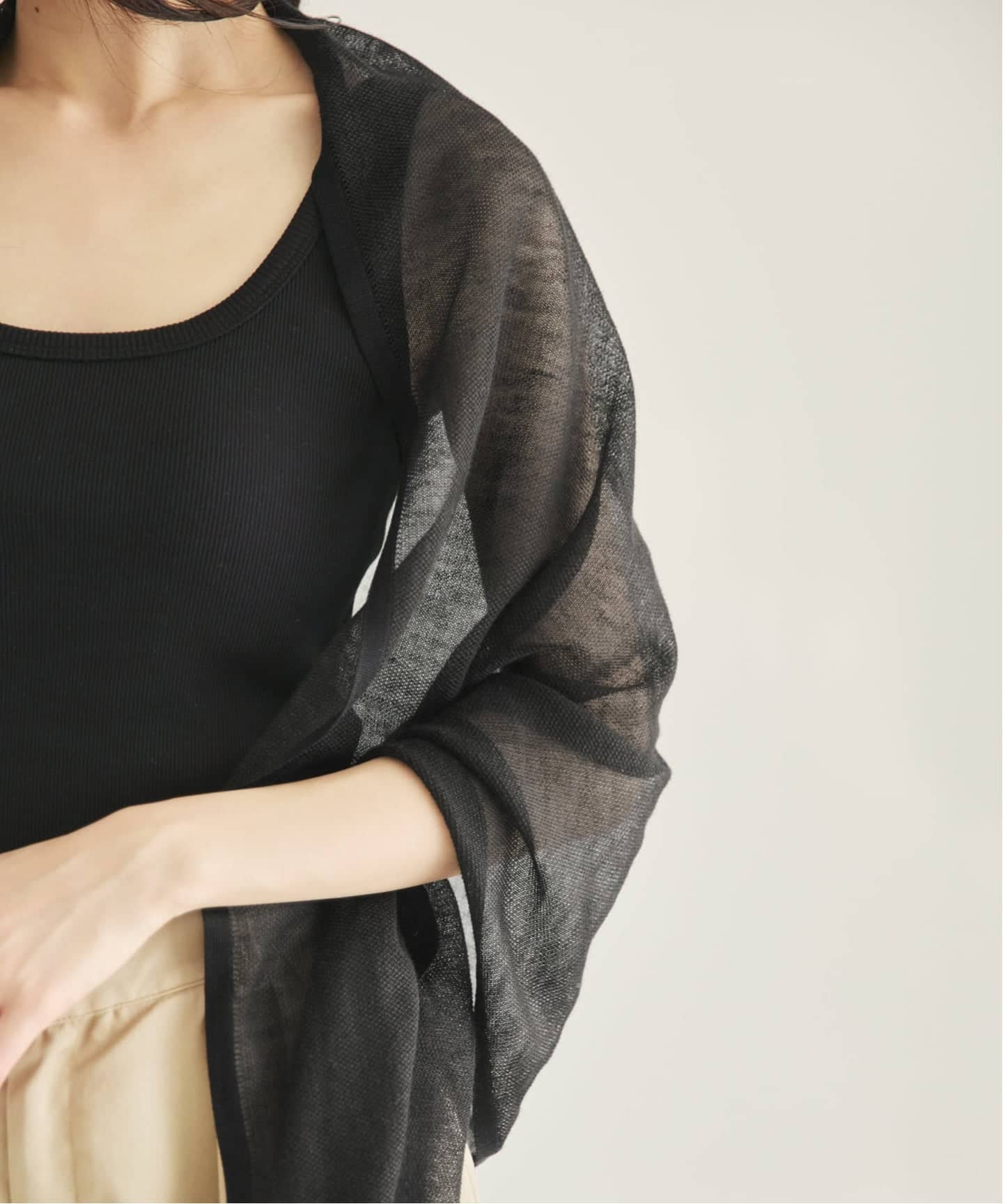 予約》ASAUCE MELER / アソースメレ HG TRIM TRIANGLE ストール