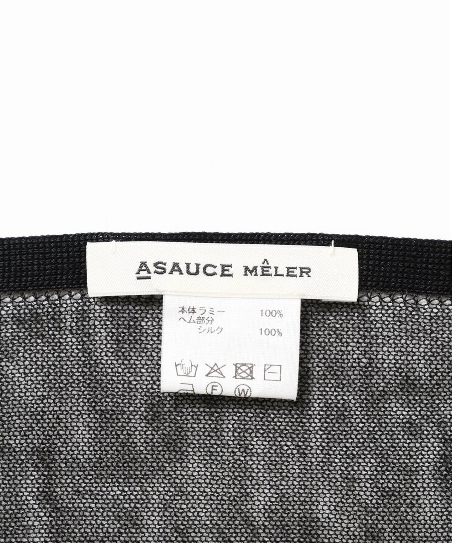 ASAUCE MELER / アソースメレ HG TRIM TRIANGLE ストール（ストール