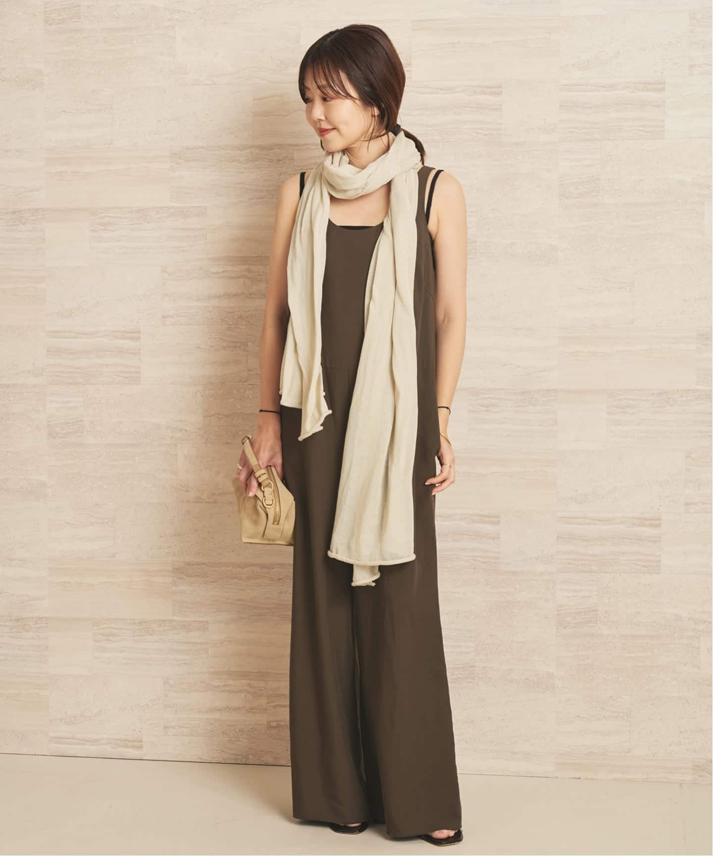 LAUREN MANOOGIAN / ローレン マヌージアン VEIL WRAP ストール