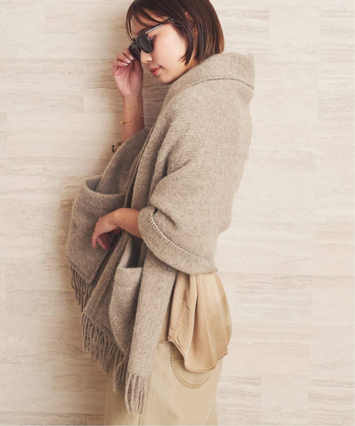 追加》LAPUAN KANKURIT / ラプアンカンクリ 別注 POCKET ショール