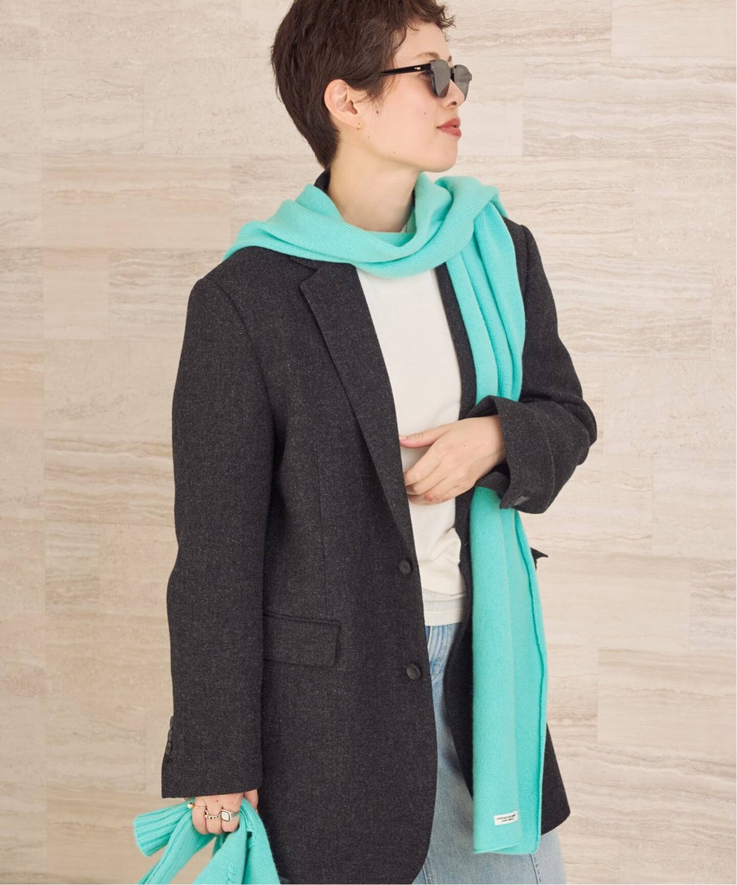 JANE SMITH / ジェーンスミス 7G HOODED ストール（ストール）｜Plage 