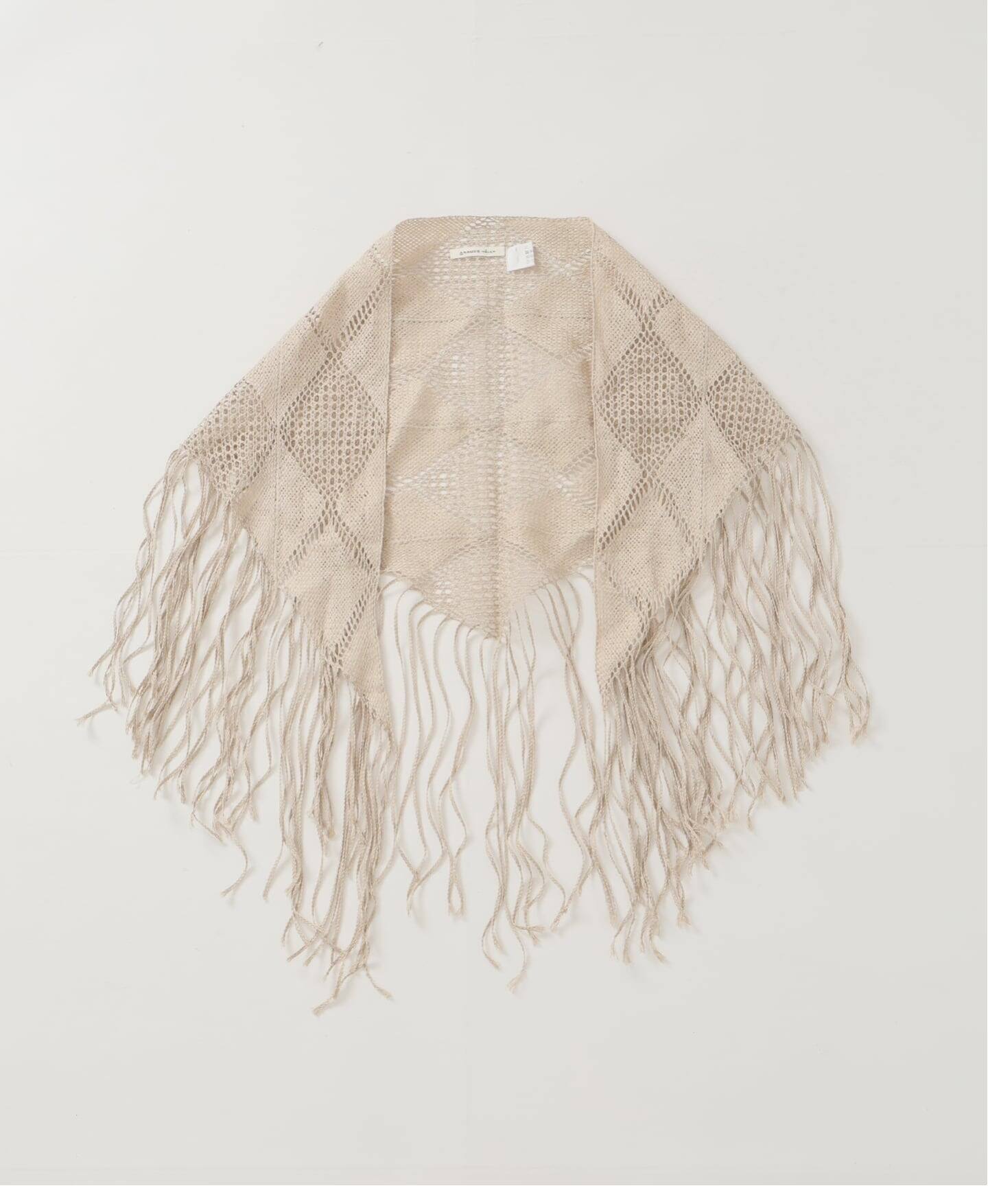 ＡＳＡＵＣＥ　ＭＥＬＥＲ　ギマコットントライアングルレースストール ロデスコ RODE SKO ASAUCE MELER ギマコットントライアングルレース